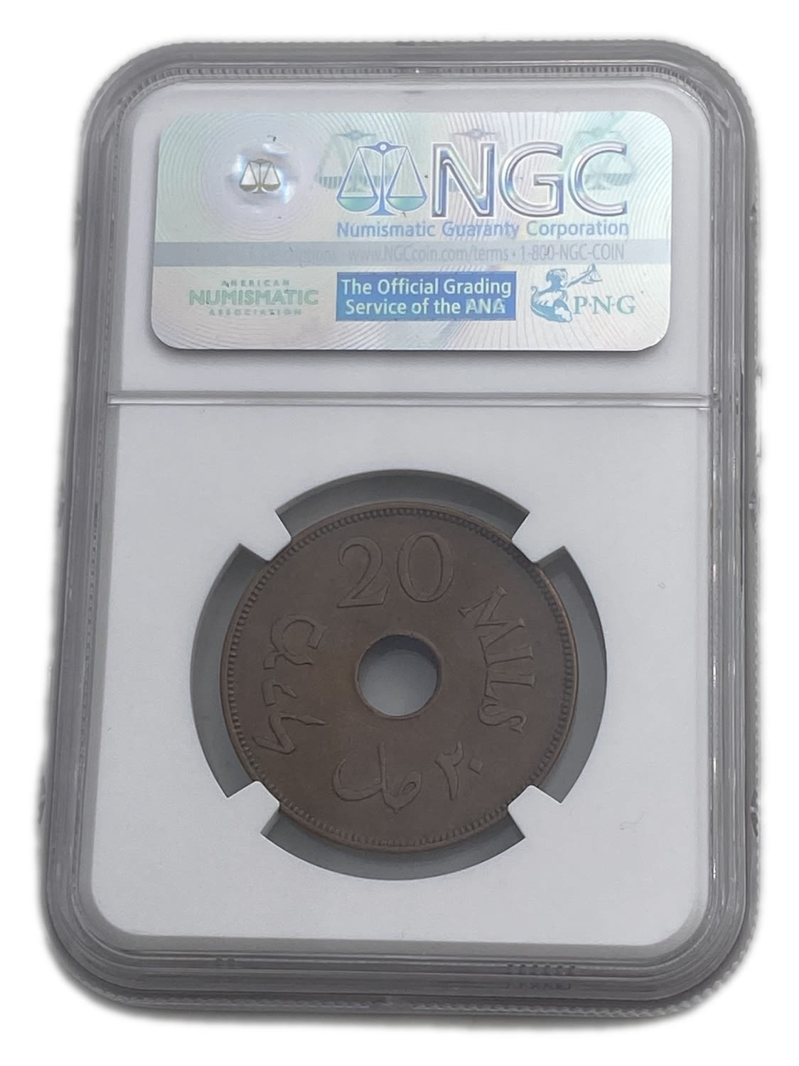 Palestine - 20 Mils 1944 - NGC AU 55 BN
MIL, was the Hebrew name of the coin that was legal in Israel ... - 1 3