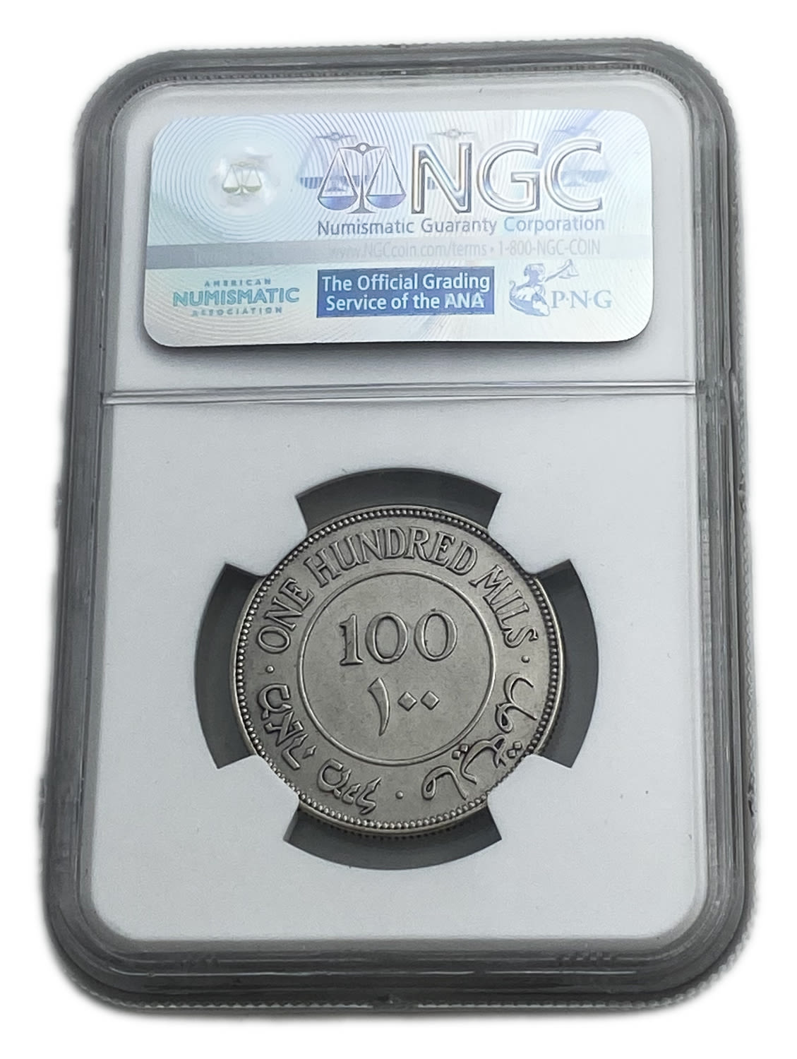 Palestine - 100 Mils 1933 - NGC AU DETAILS
Mil, was the Hebrew name of the coin that was legal in ... - 1 3