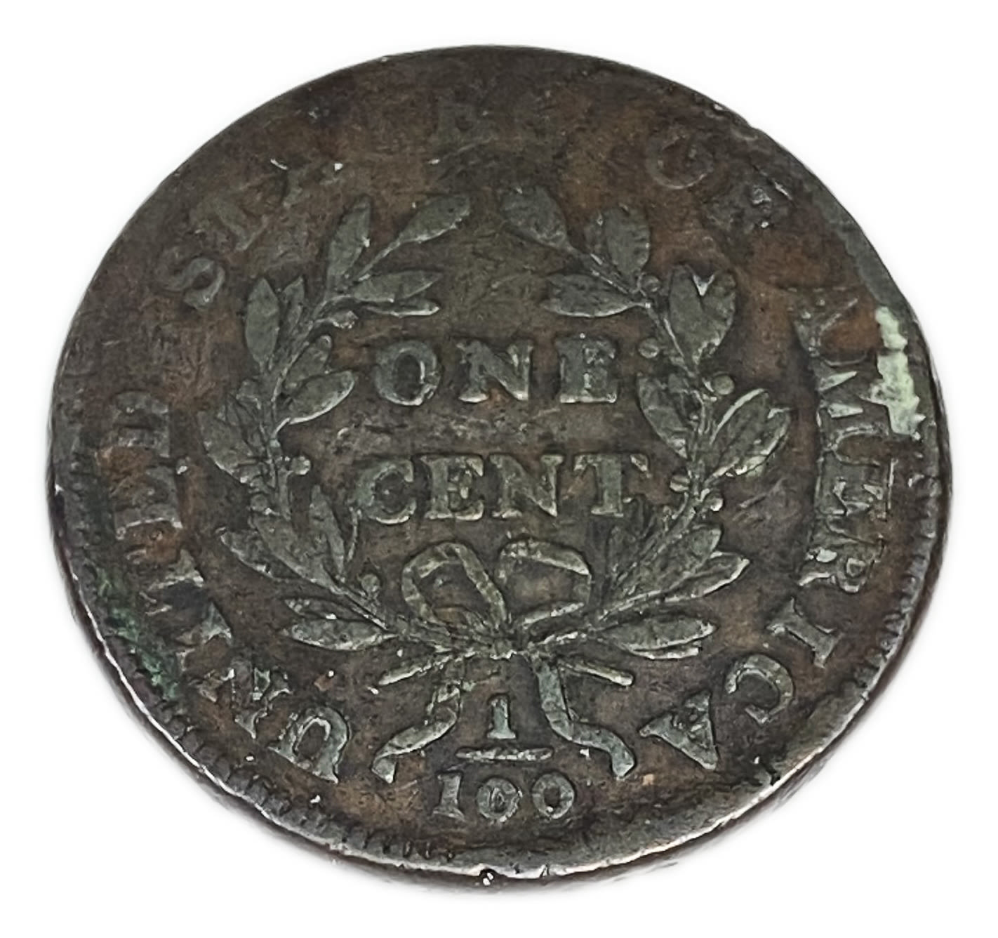 USA - 1 Cent 1800 - "Draped Bust Cent" - F-VF - 1 1