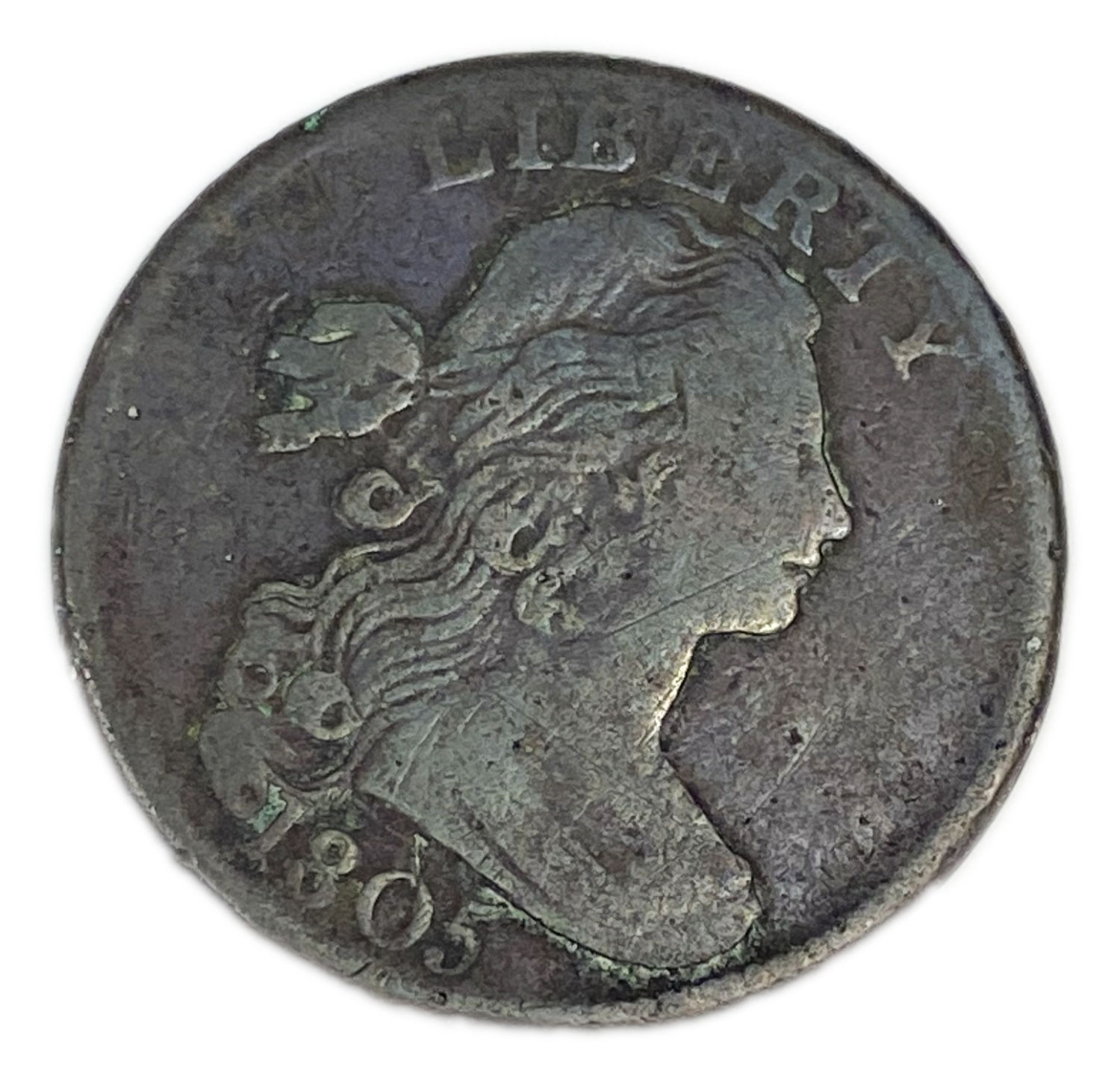 USA - 1 Cent 1805 -  "Draped Bust Cent" - F-VF - 1 0