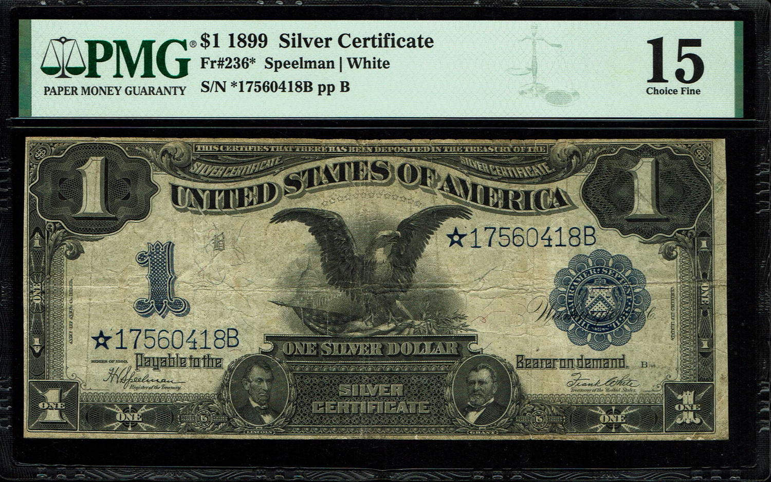 USA - 1 DOllar 1899 - PMG 15
The dollar (or US dollar, also known as the US dollar or US dollar) is ... - 1 0