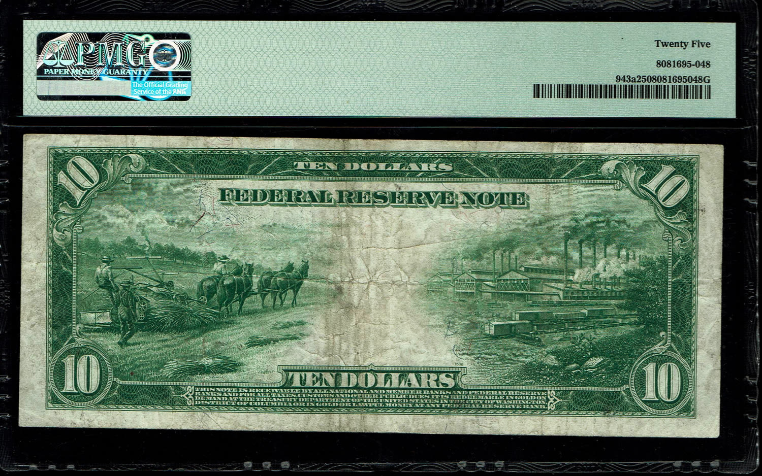 USA - 10 Dollars 1914 - PMG 25
The dollar (or US dollar, also known as the US dollar or US dollar) is ... - 1 1