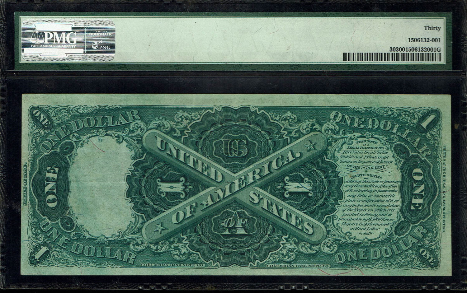 USA - 1 Dollar 1880 - PMG 30
The dollar (or US dollar, also known as the US dollar or US dollar) is ... - 1 1
