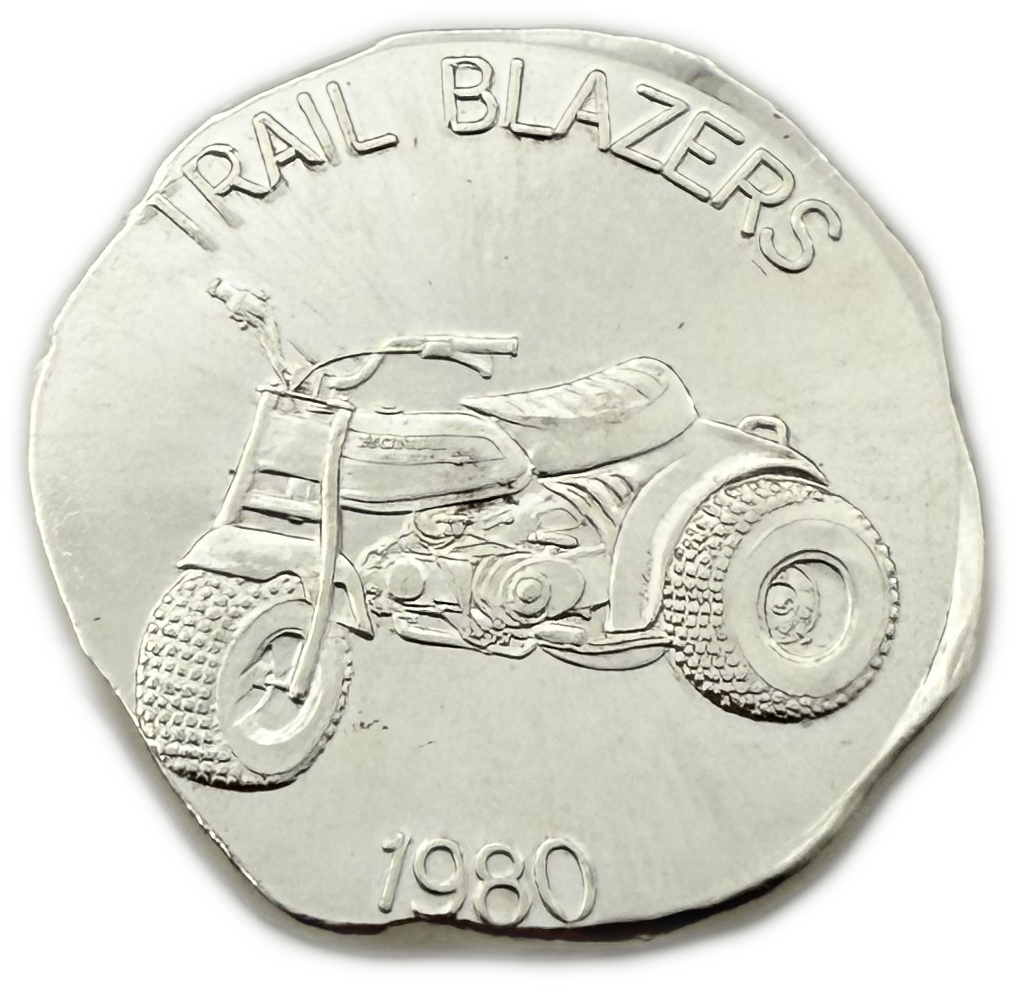 Trail Blazers Silver Medal - 1980 - One Troy Ounce .999 Fine Silver - 1 0