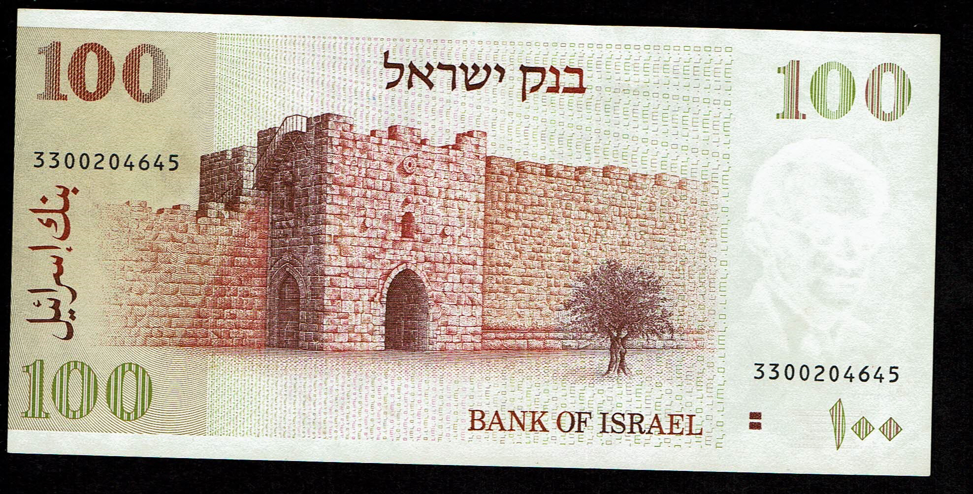 Israel - 100 Shekels 1979 - "2 Brown Bars" - UNC - 1 0