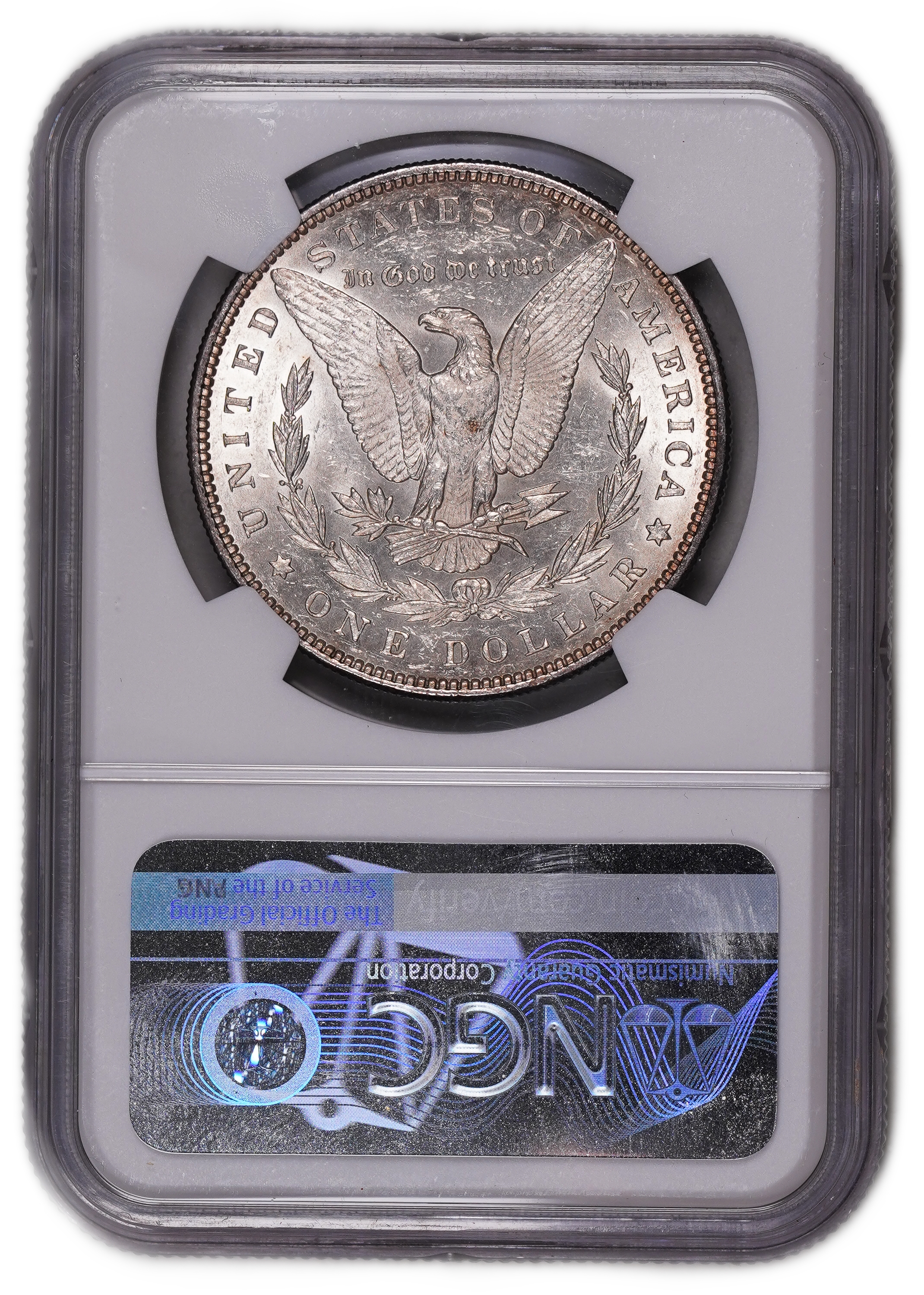 USA - 1 Morgan Dollar 1883 - NGC UNC DETAILS - 900 silver, 26.73g (net 24.05g, 0.77 oz), 38.1 mm. - 1 1