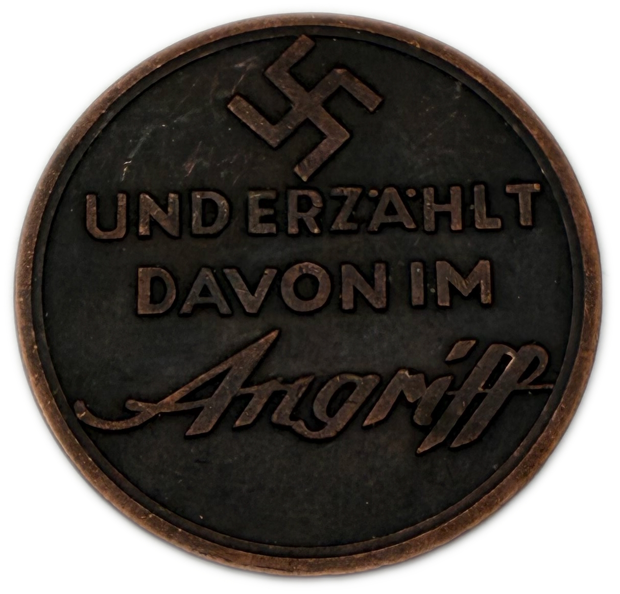 Judaica / Zionism - Germany, Antisemitic Medal “A Nazi Travels to Palestine”, 1930s - 1 1