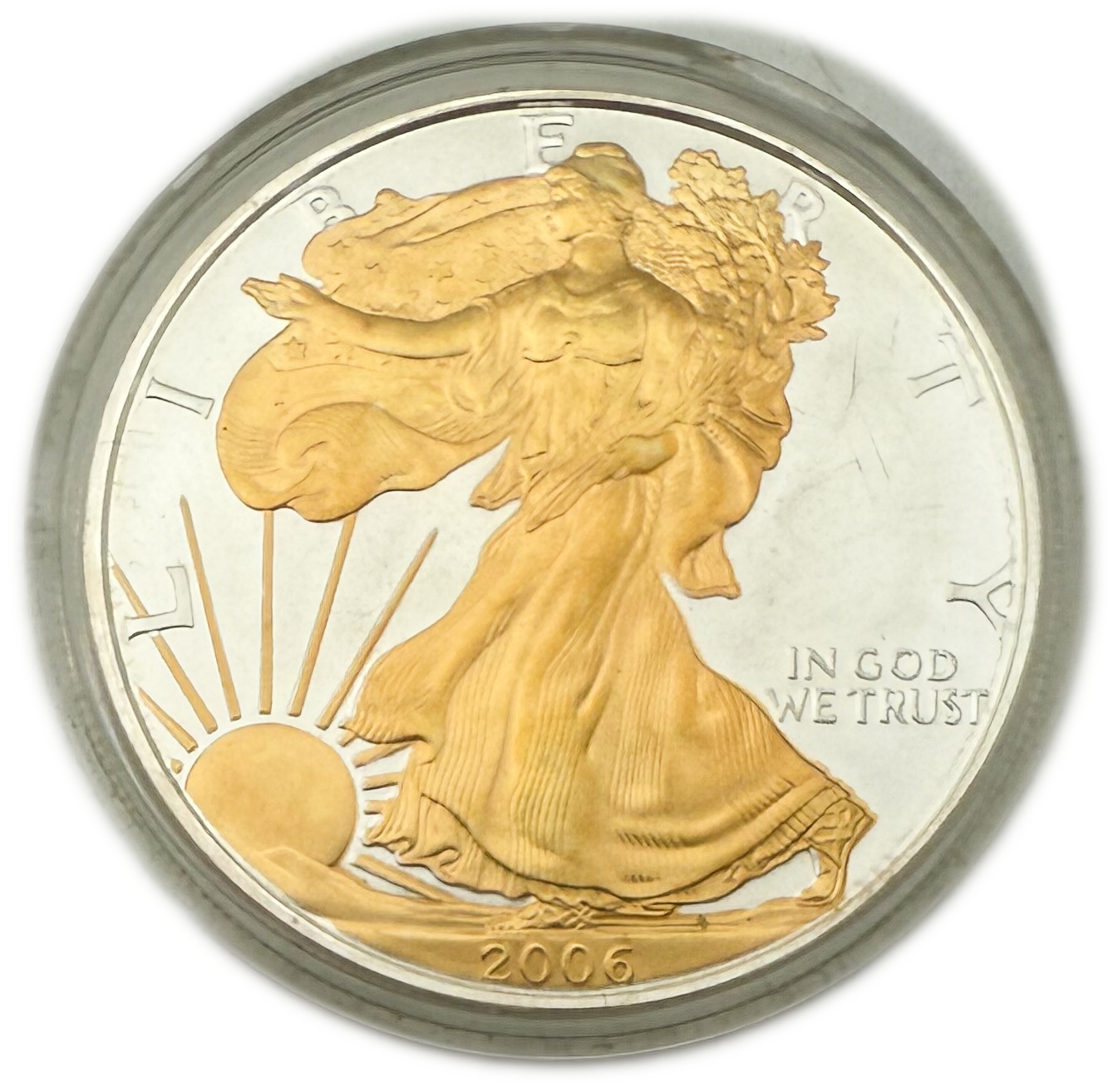 USA - 1 Dollar 2006 - "American Silver Eagle" Bullion Coin - Silver 999, 31.1g, 40.6mm - 1 0
