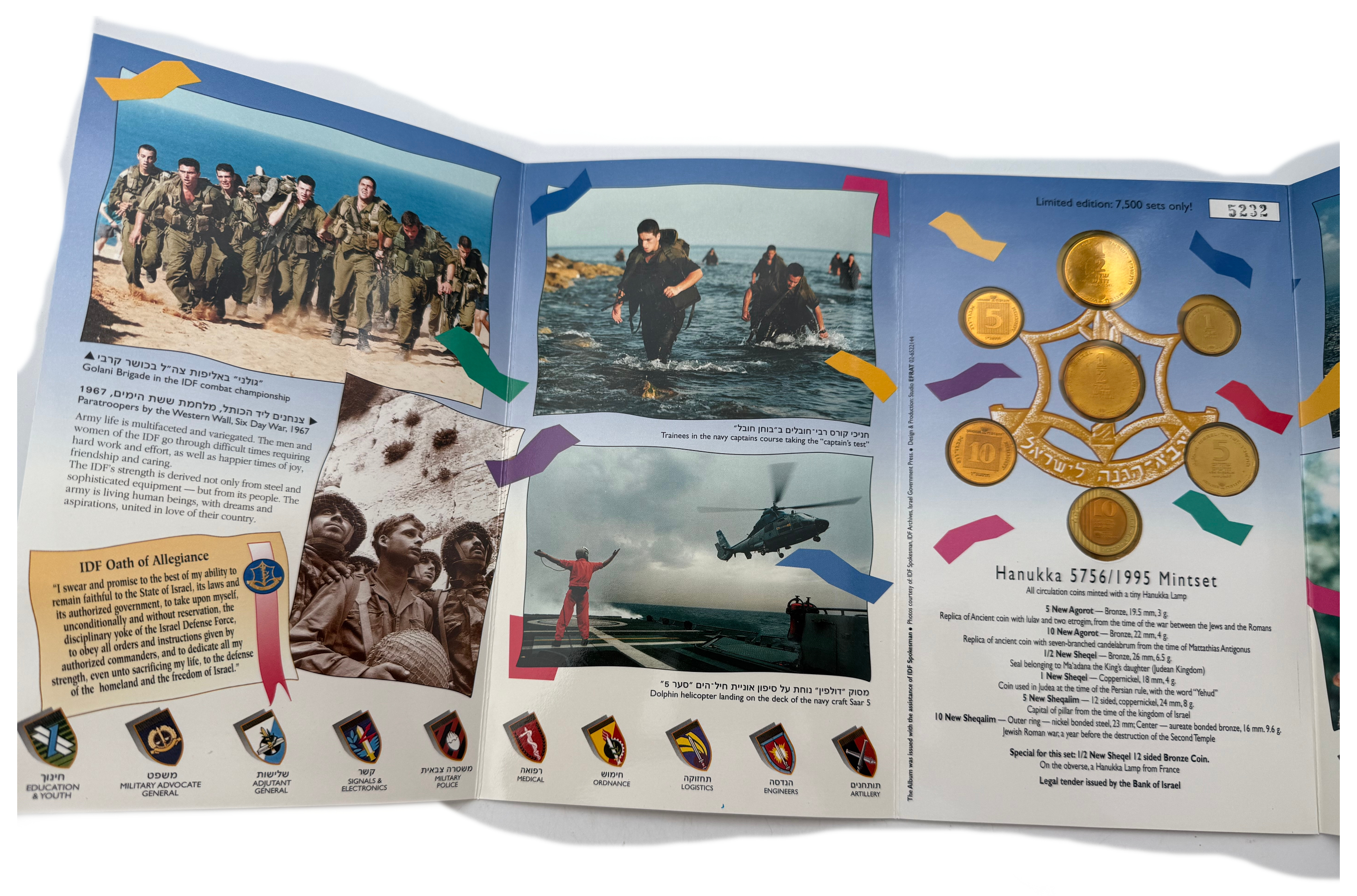 Israel - Set of 3 Coin Sets, 1980'-1990', from the New Shekel Series - Published by the Government Coin and Medal ... - 1 7