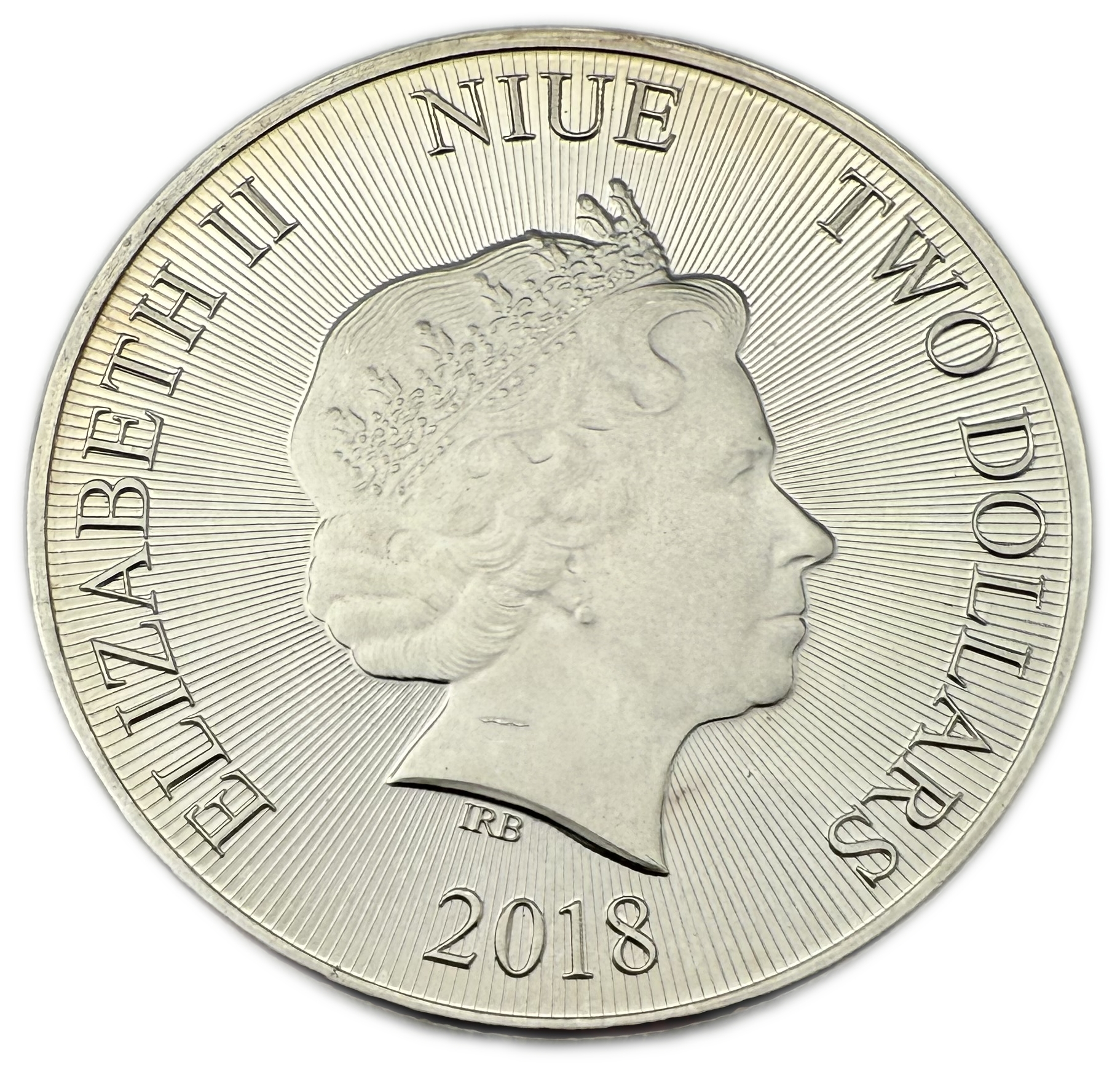 Niue - 2 Dollars 2018 - Elizabeth II, Tree of Life - Silver 999, 31.1g, 39mm - 1 1