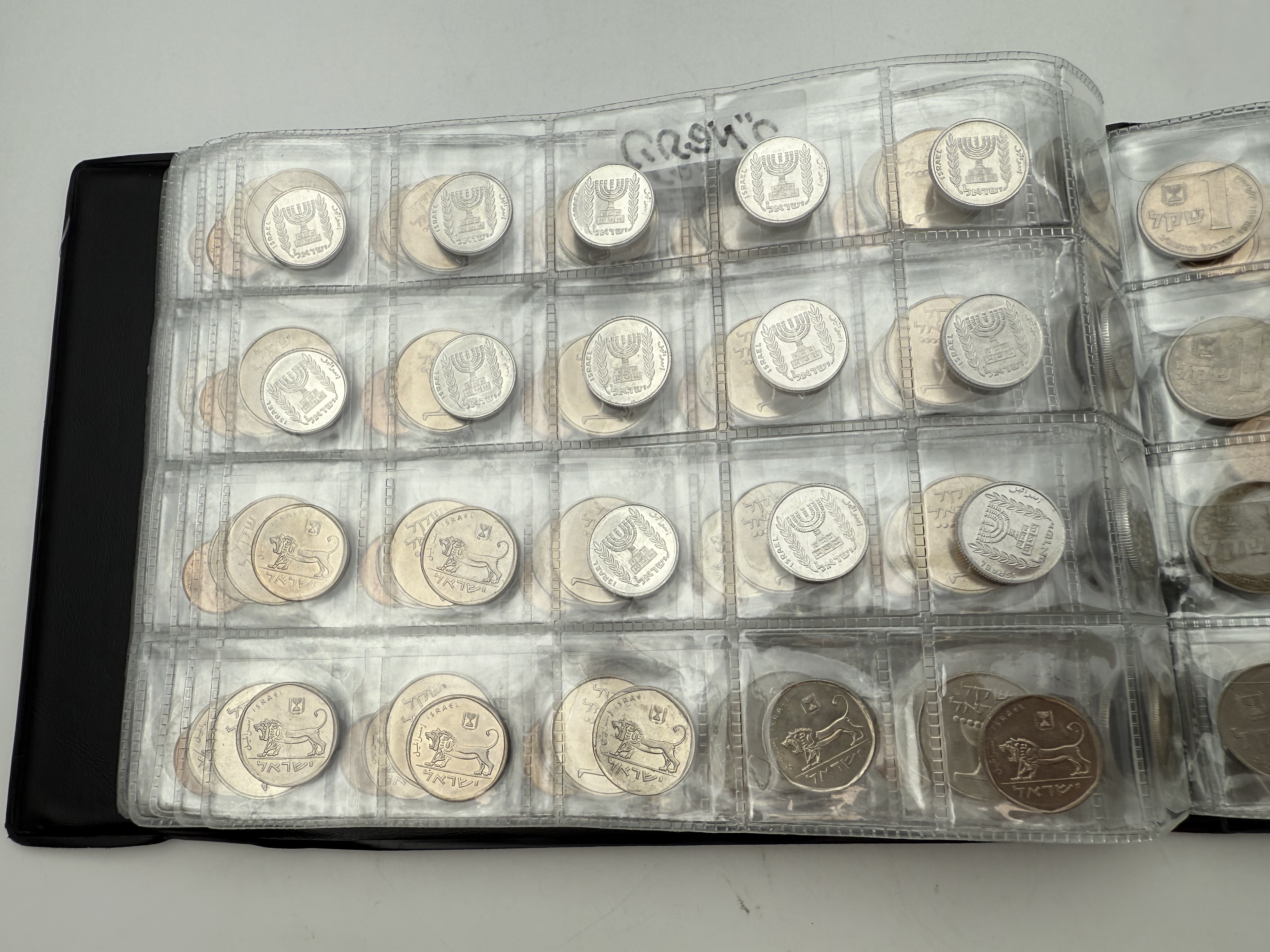 Israel - A collection of several hundred coins arranged in a special coin album, various conditions and years - 1 13