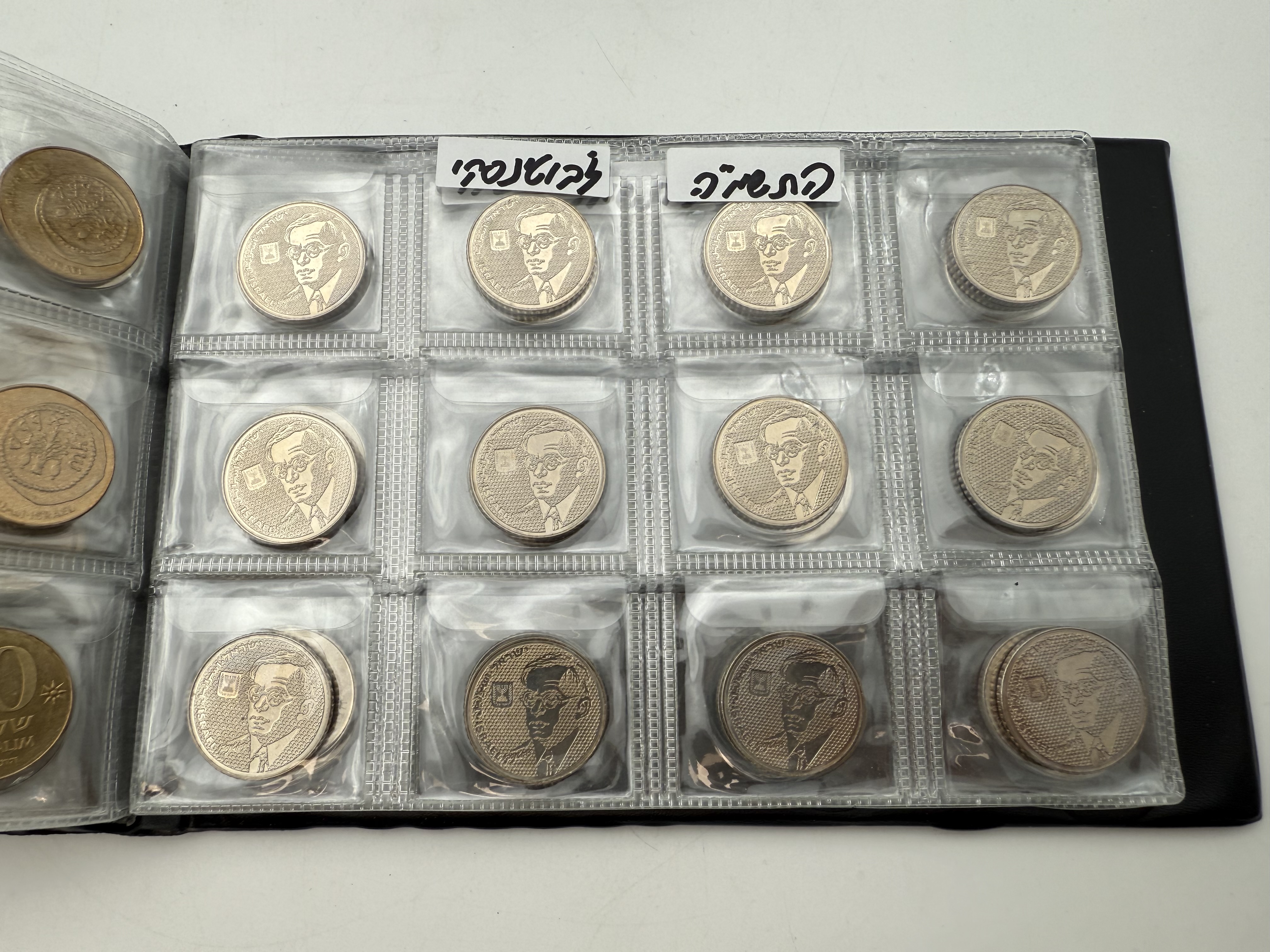 Israel - A collection of several hundred coins arranged in a special coin album, various conditions and years - 1 60