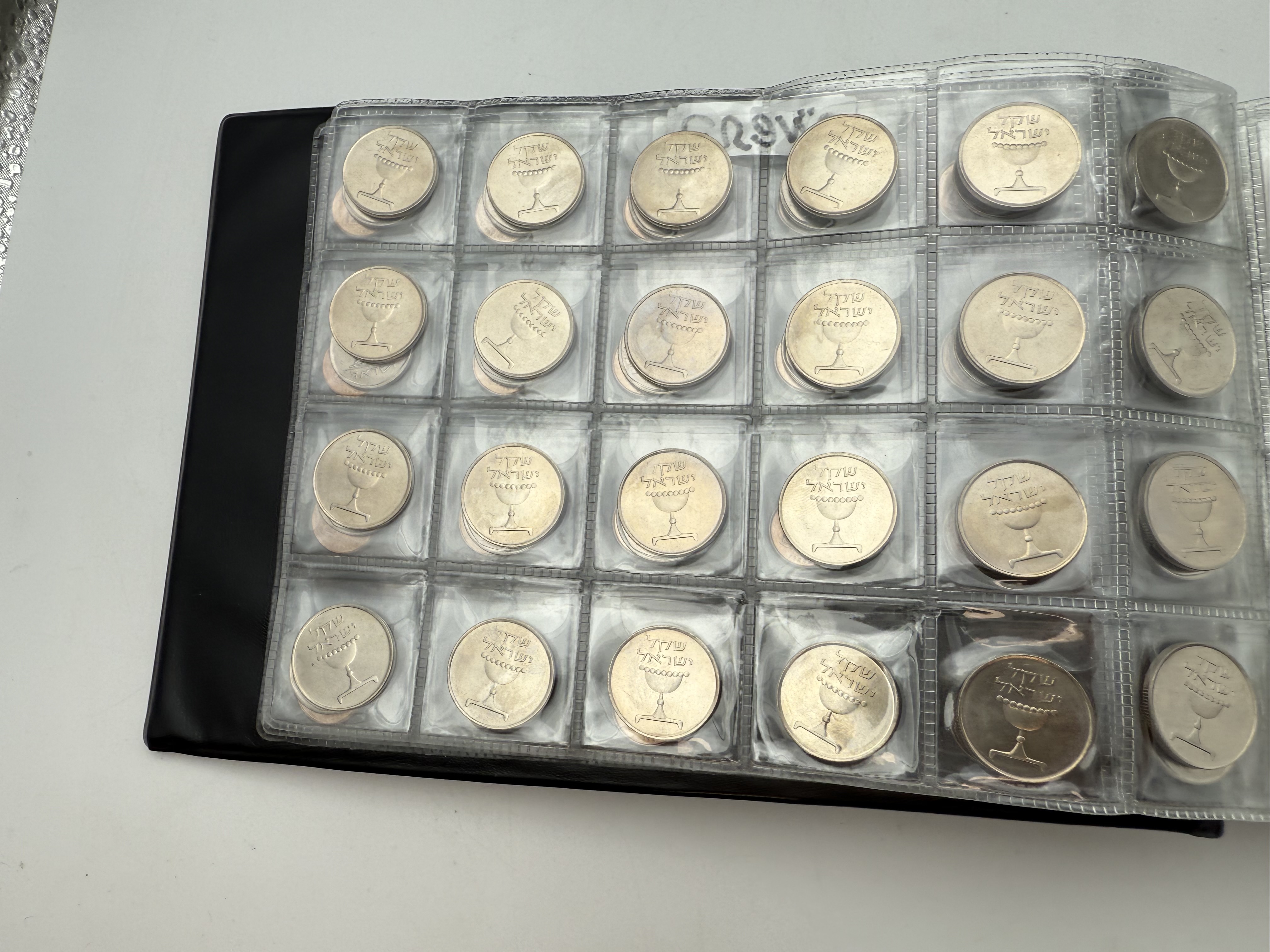 Israel - A collection of several hundred coins arranged in a special coin album, various conditions and years - 1 37