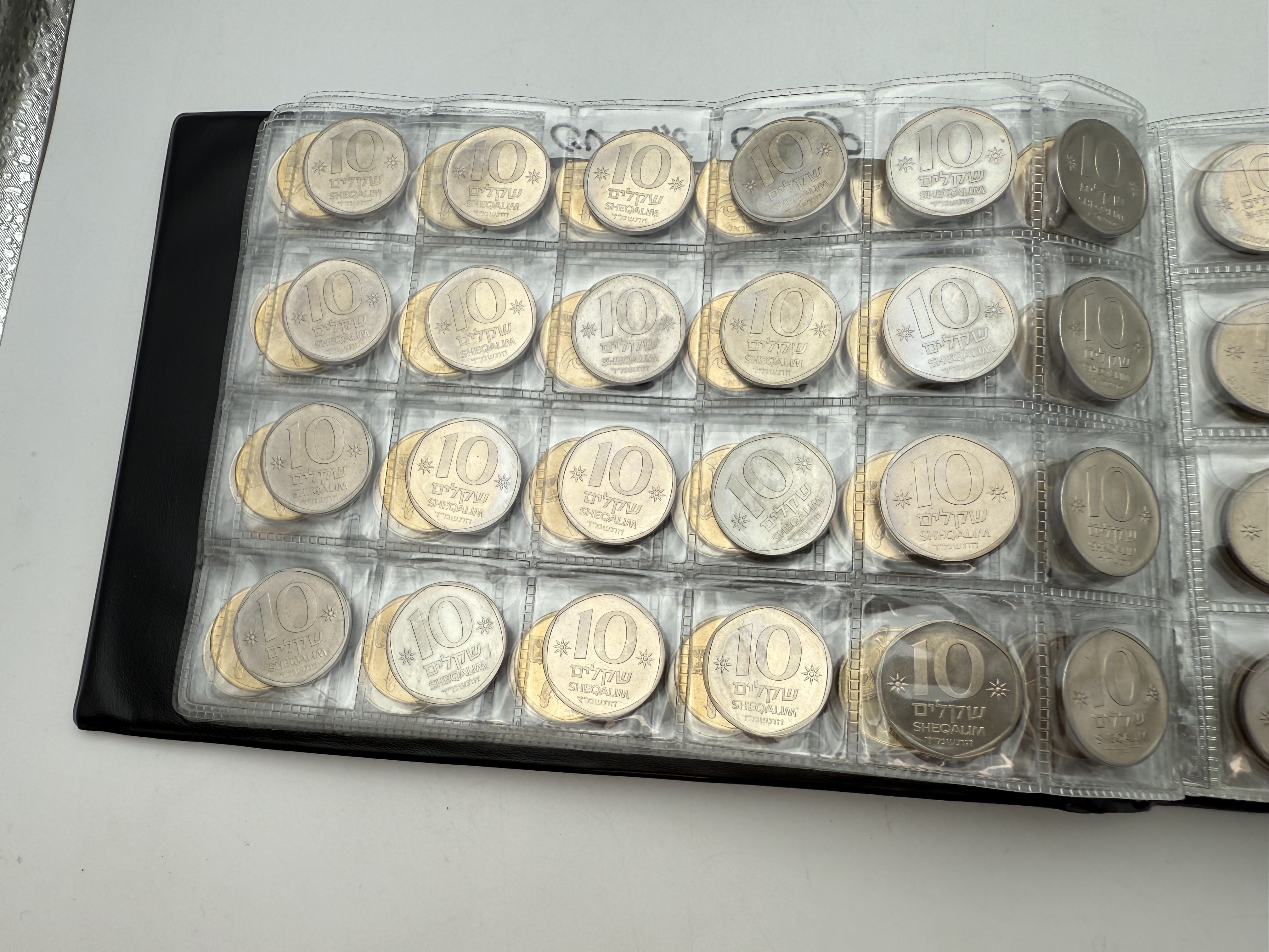 Israel - A collection of several hundred coins arranged in a special coin album, various conditions and years - 1 41