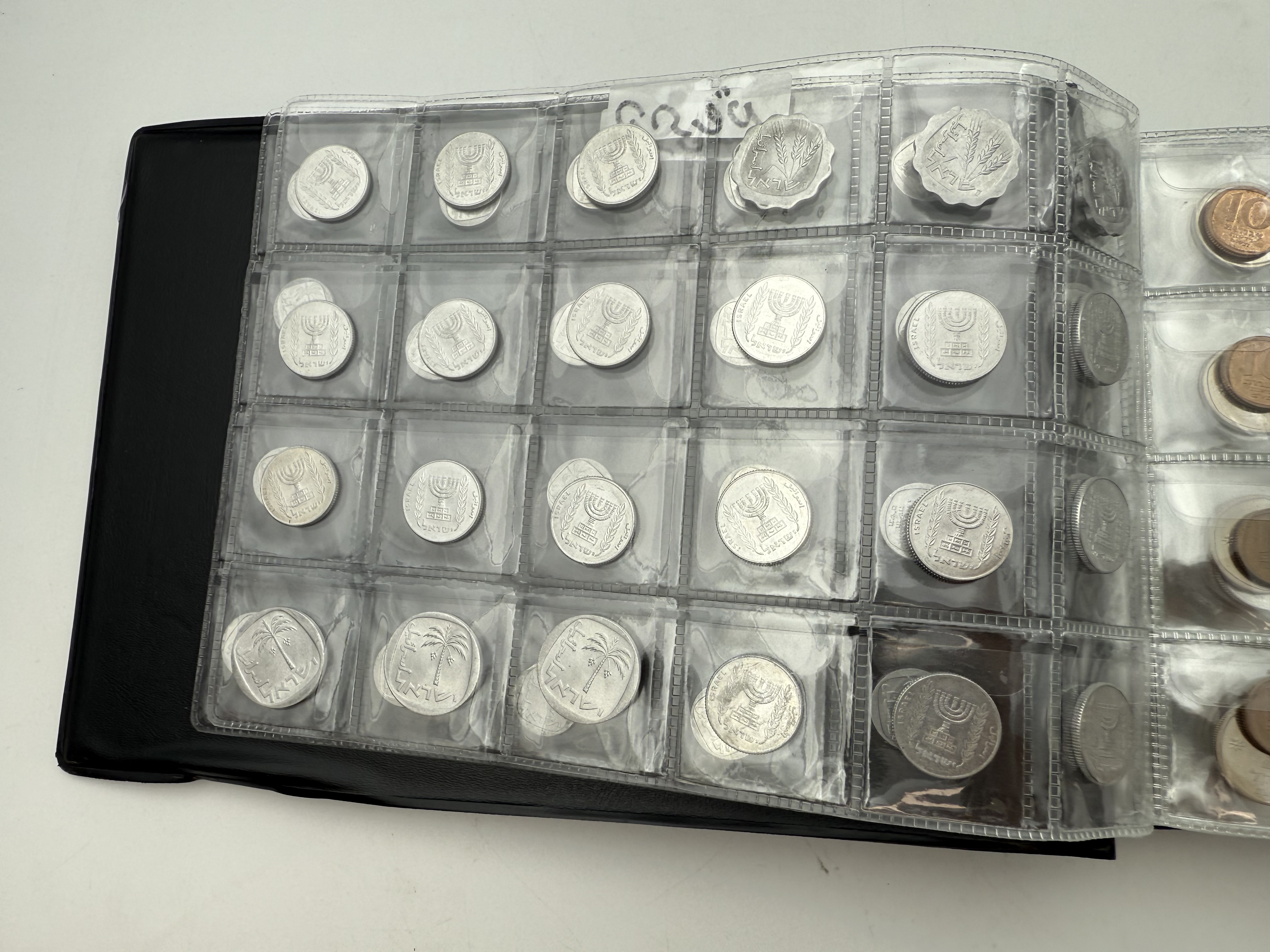 Israel - A collection of several hundred coins arranged in a special coin album, various conditions and years - 1 55