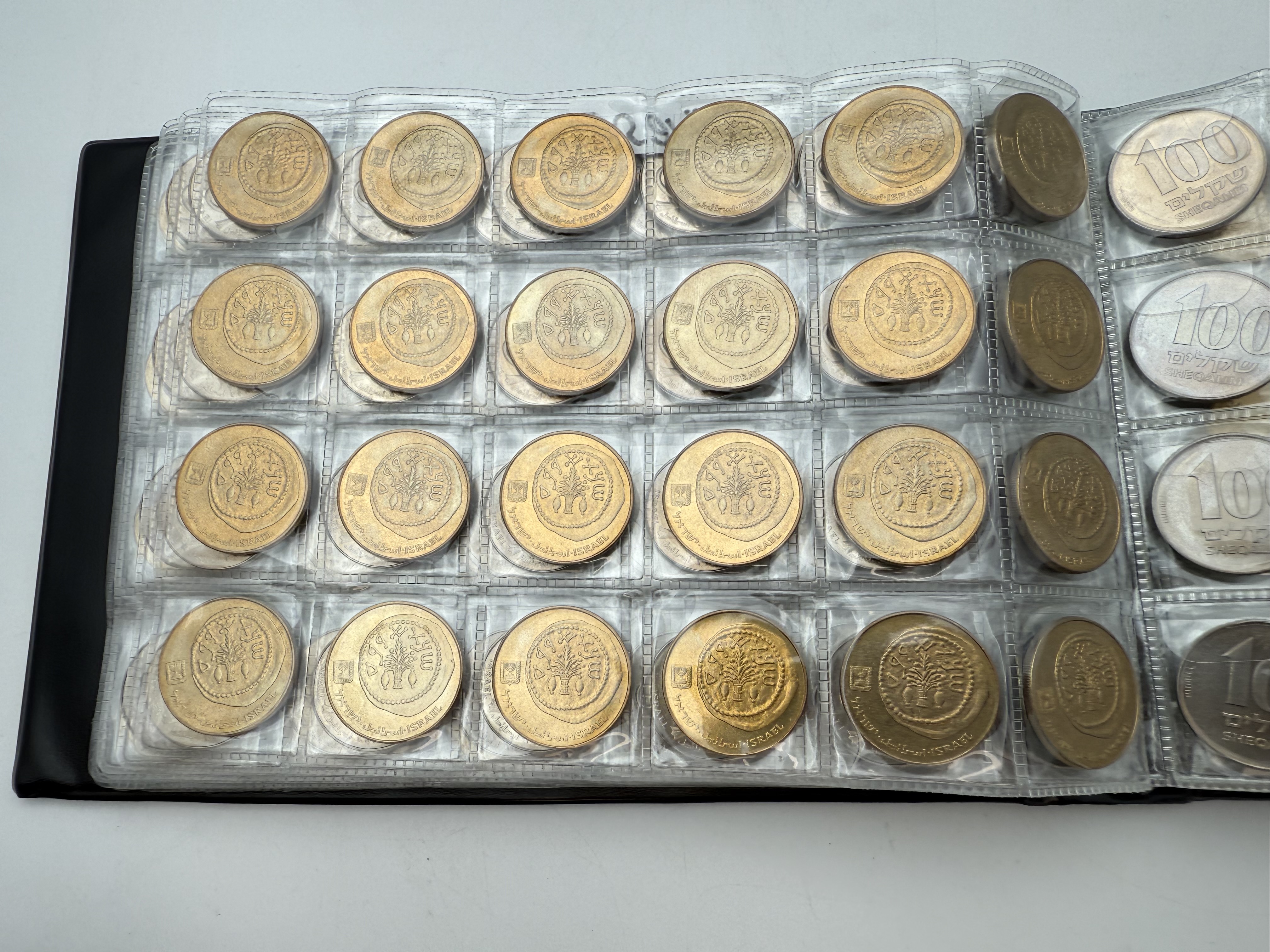 Israel - A collection of several hundred coins arranged in a special coin album, various conditions and years - 1 48