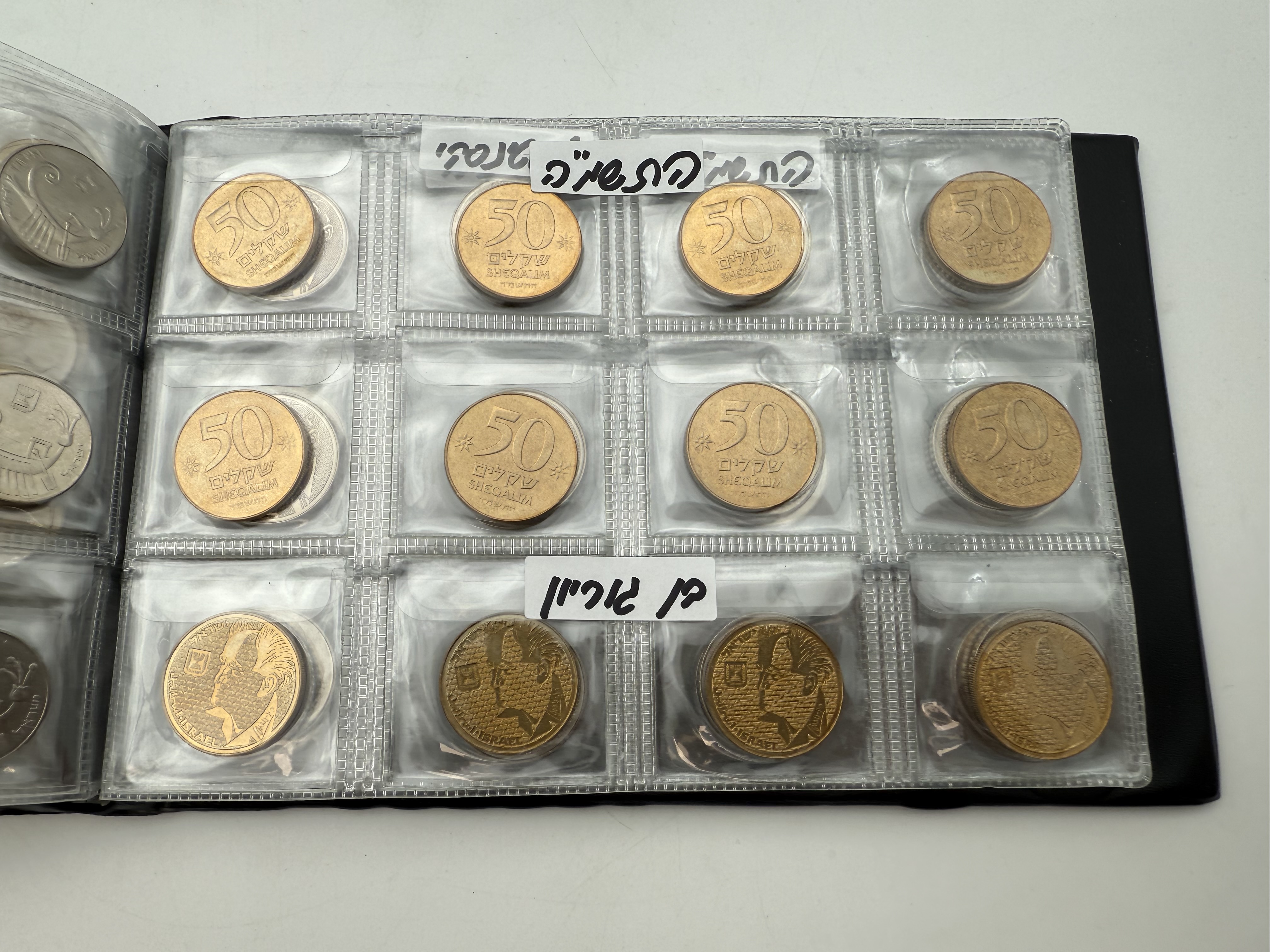 Israel - A collection of several hundred coins arranged in a special coin album, various conditions and years - 1 58