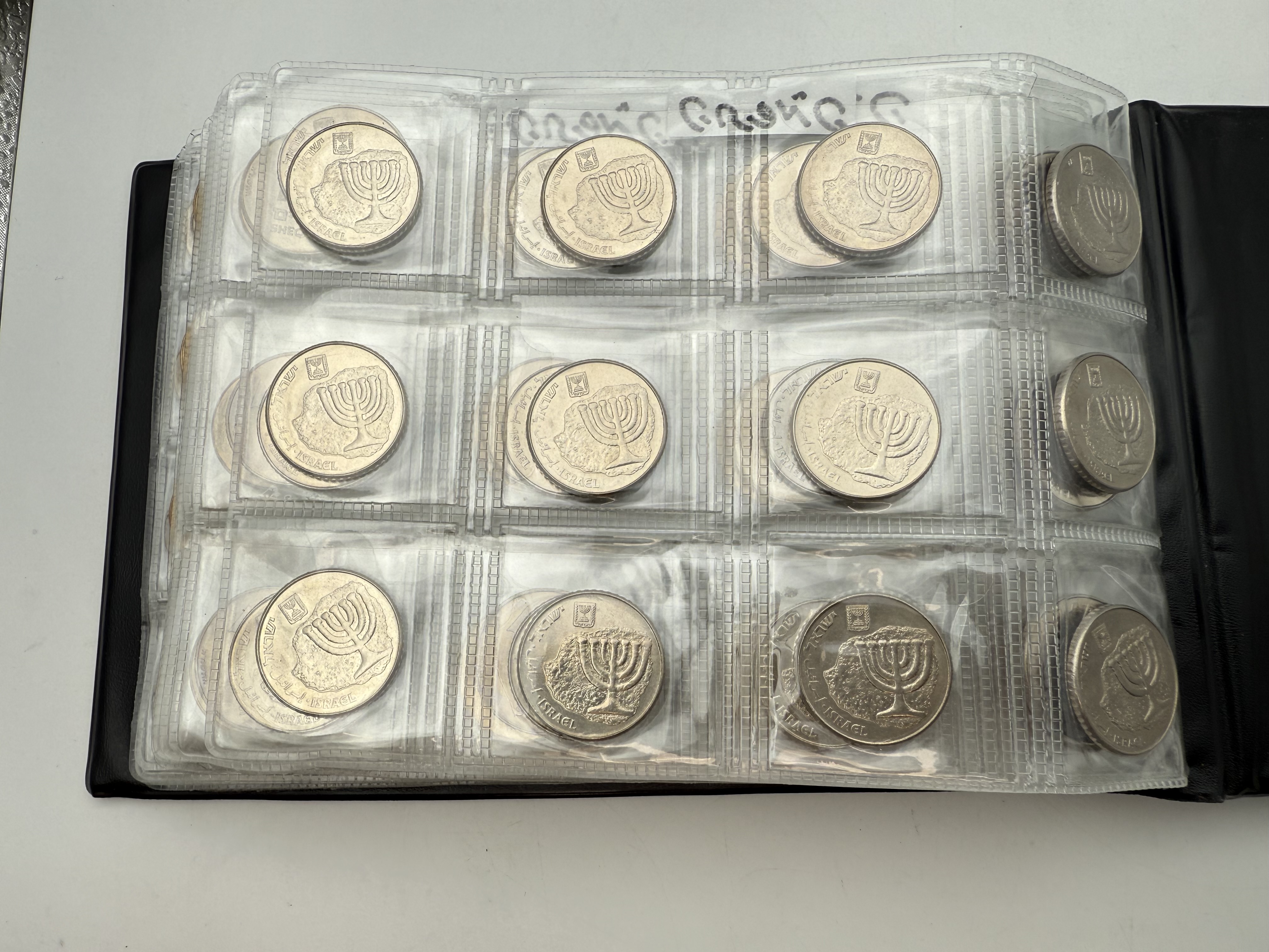 Israel - A collection of several hundred coins arranged in a special coin album, various conditions and years - 1 65