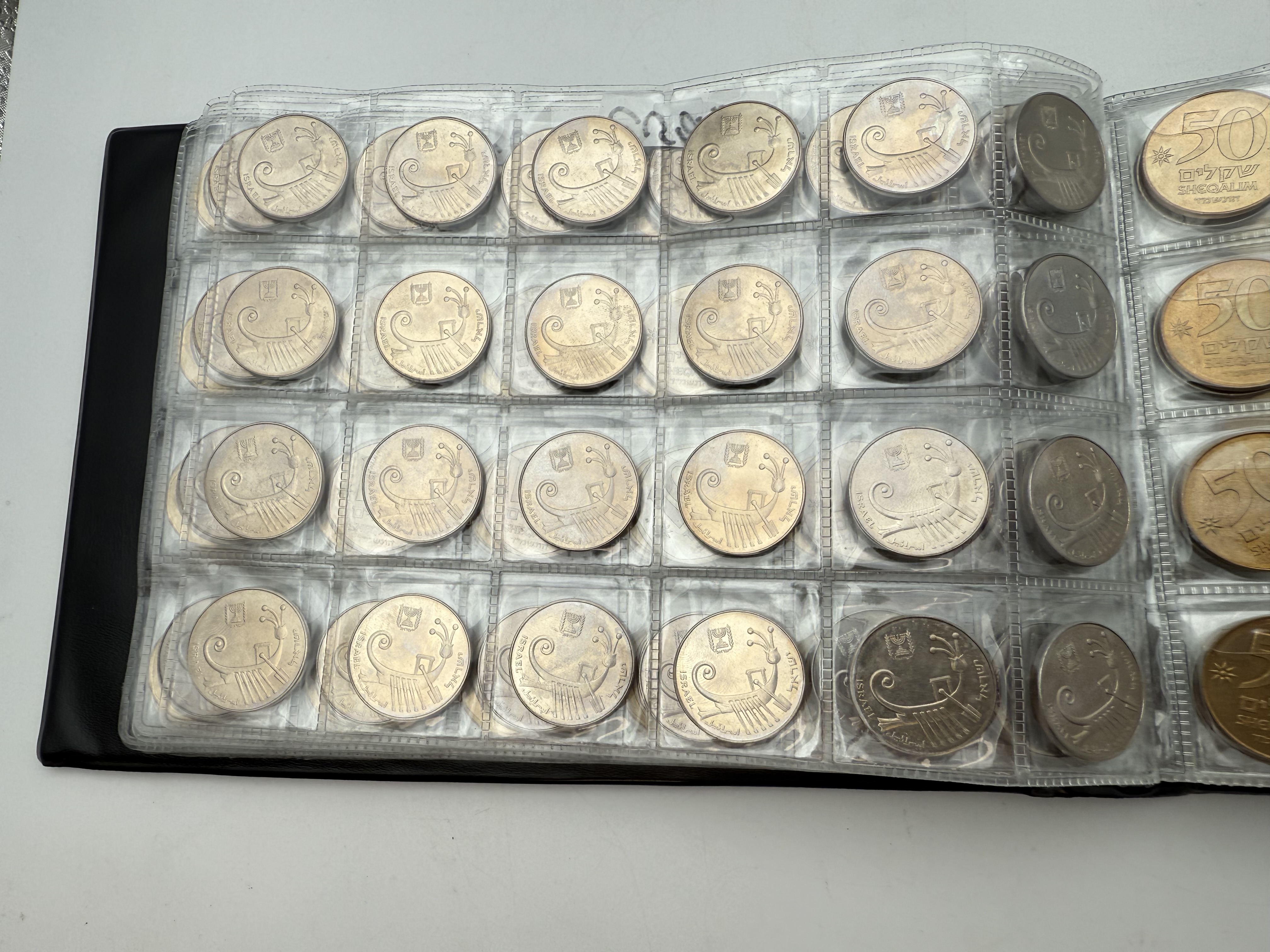 Israel - A collection of several hundred coins arranged in a special coin album, various conditions and years - 1 46