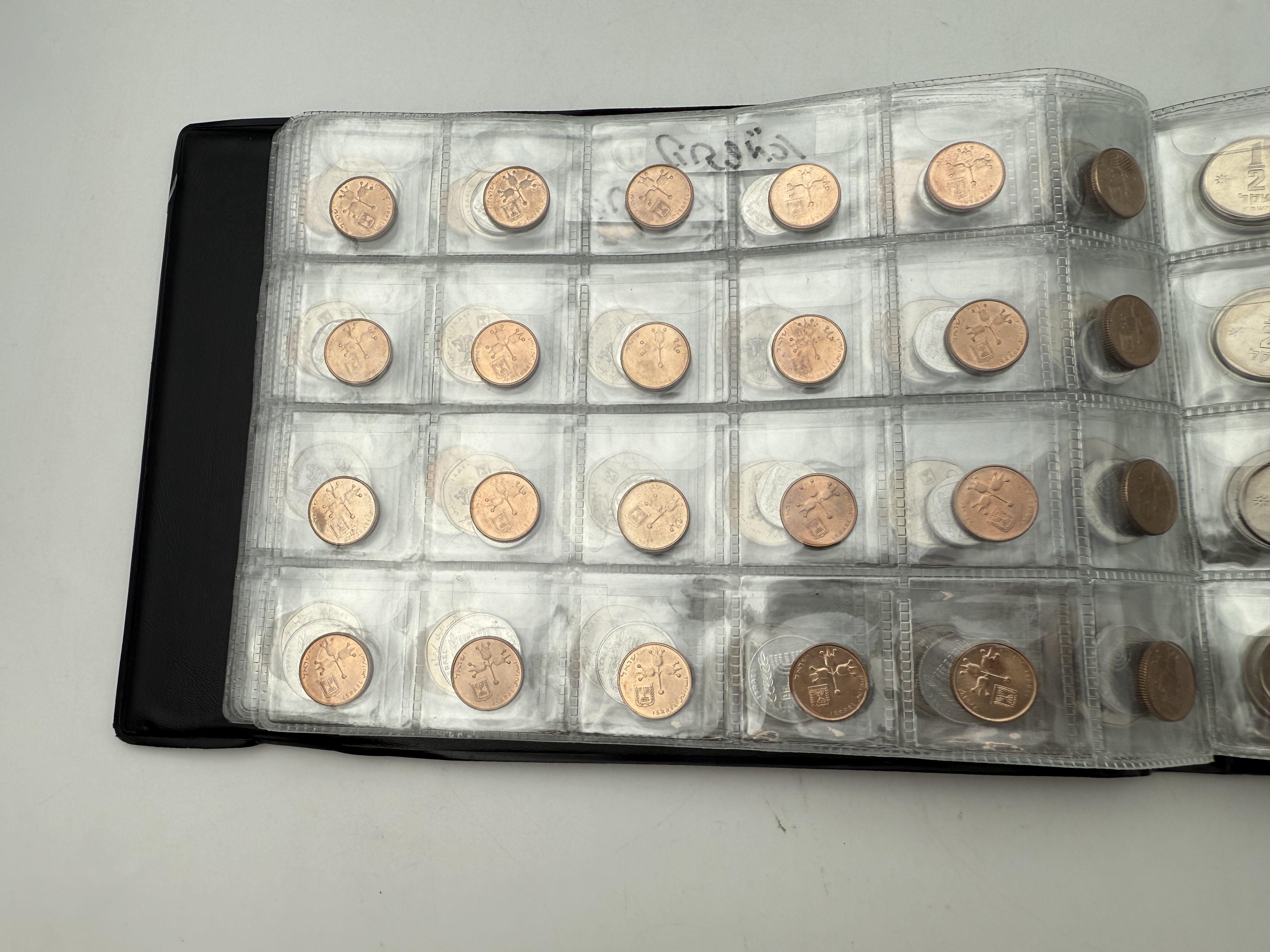 Israel - A collection of several hundred coins arranged in a special coin album, various conditions and years - 1 5