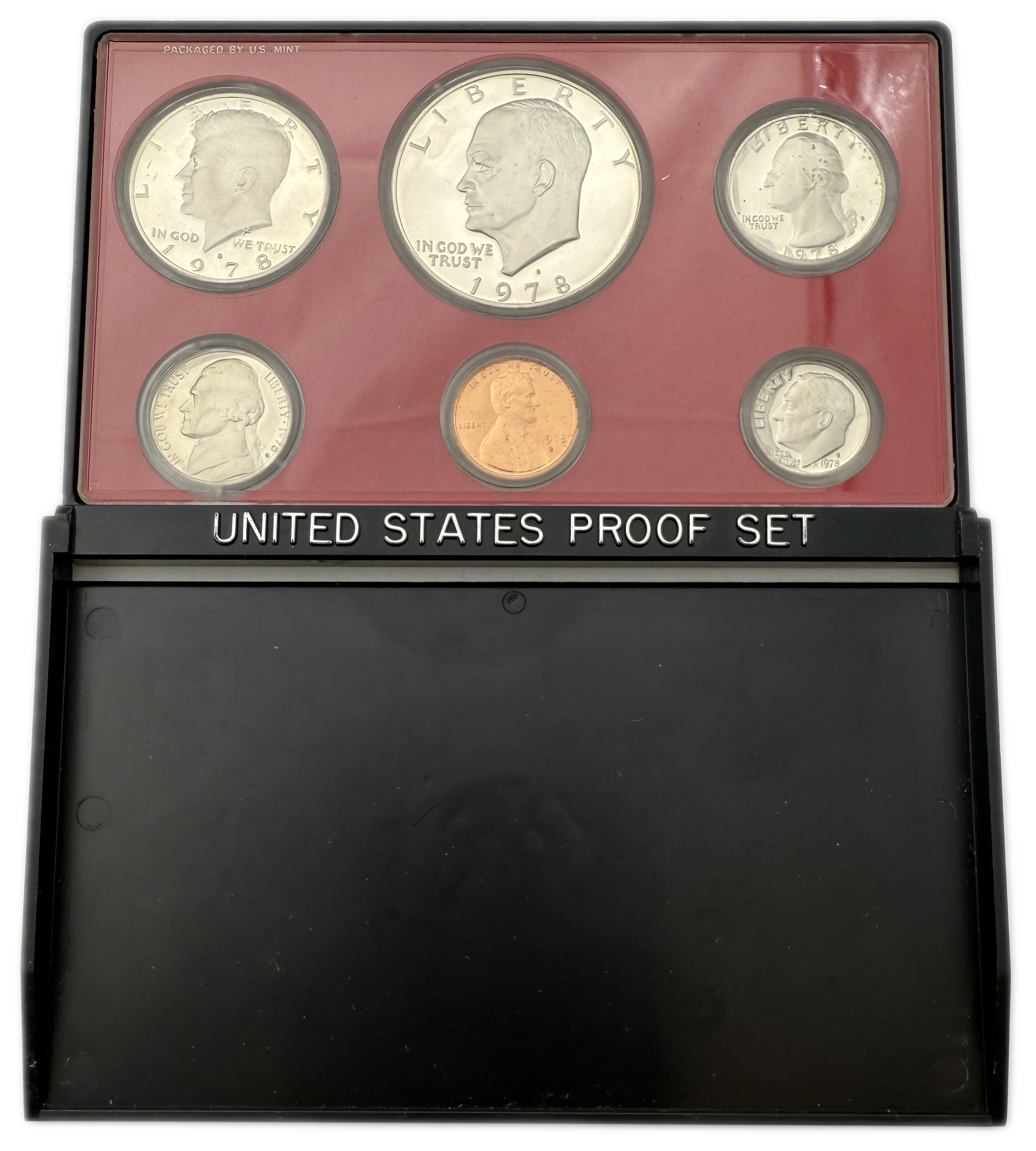 USA - Lot of 7 coin sets from different years, all in their original cases, UNC condition - 1 9