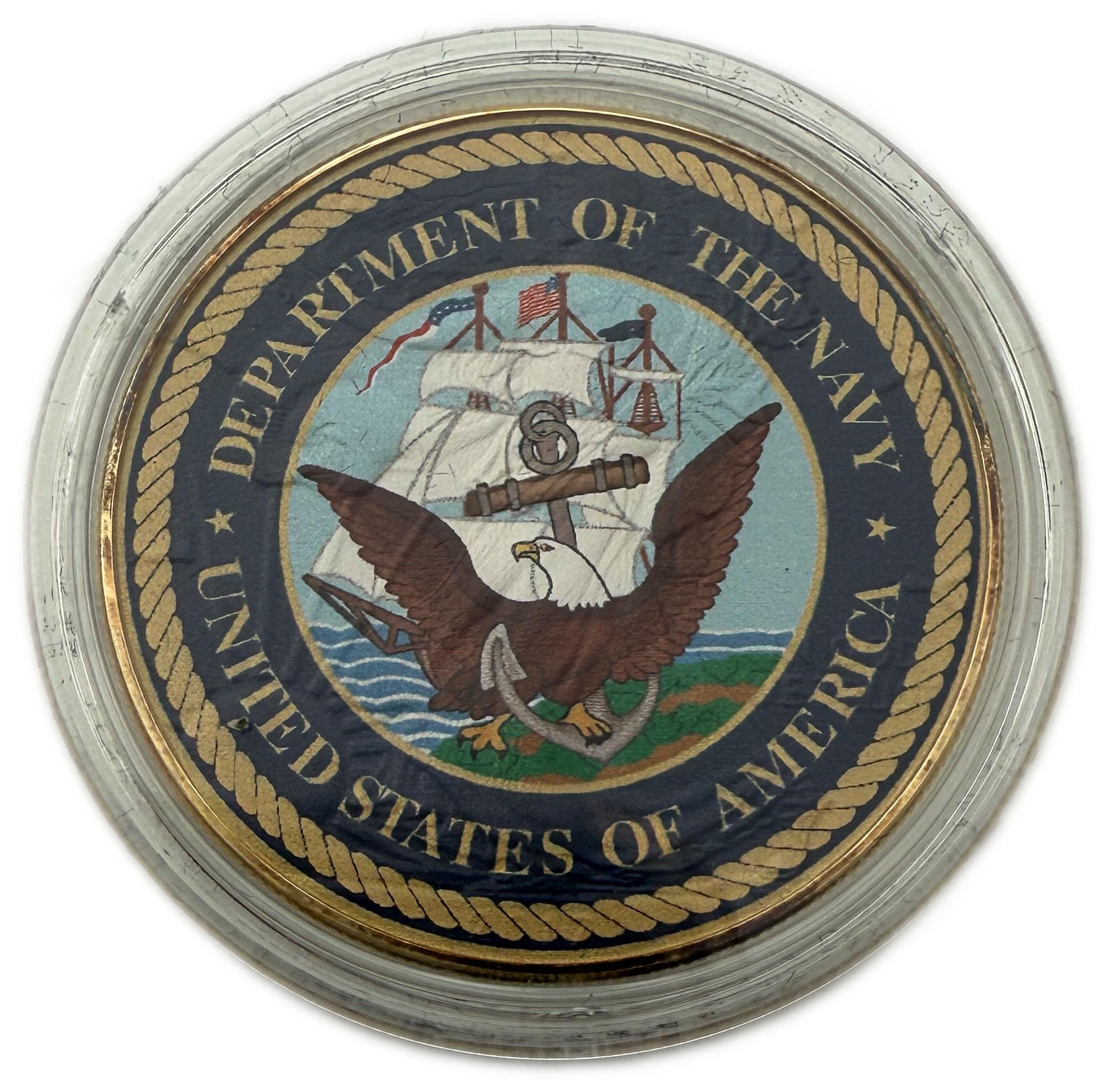 USA - 1 Dollar 2017 - Department Of The Navy - Silver 999, 31.1g - 500 Mintage - 1 0