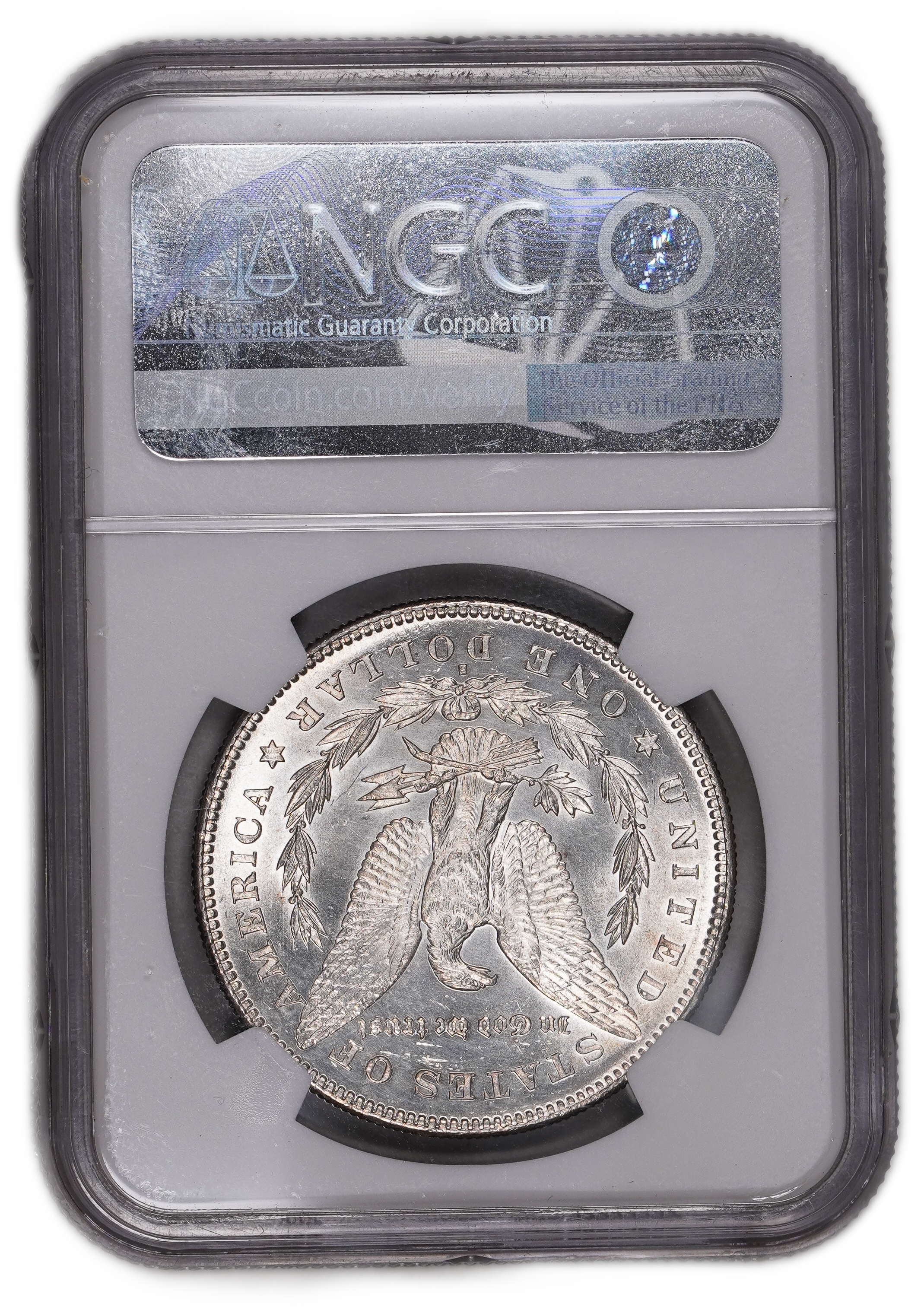 USA - 1 Morgan Dollar 1878 S - NGC UNC DETAILS - 900 silver, 26.73g (net 24.05g, 0.77 oz), 38.1 mm. - 1 1