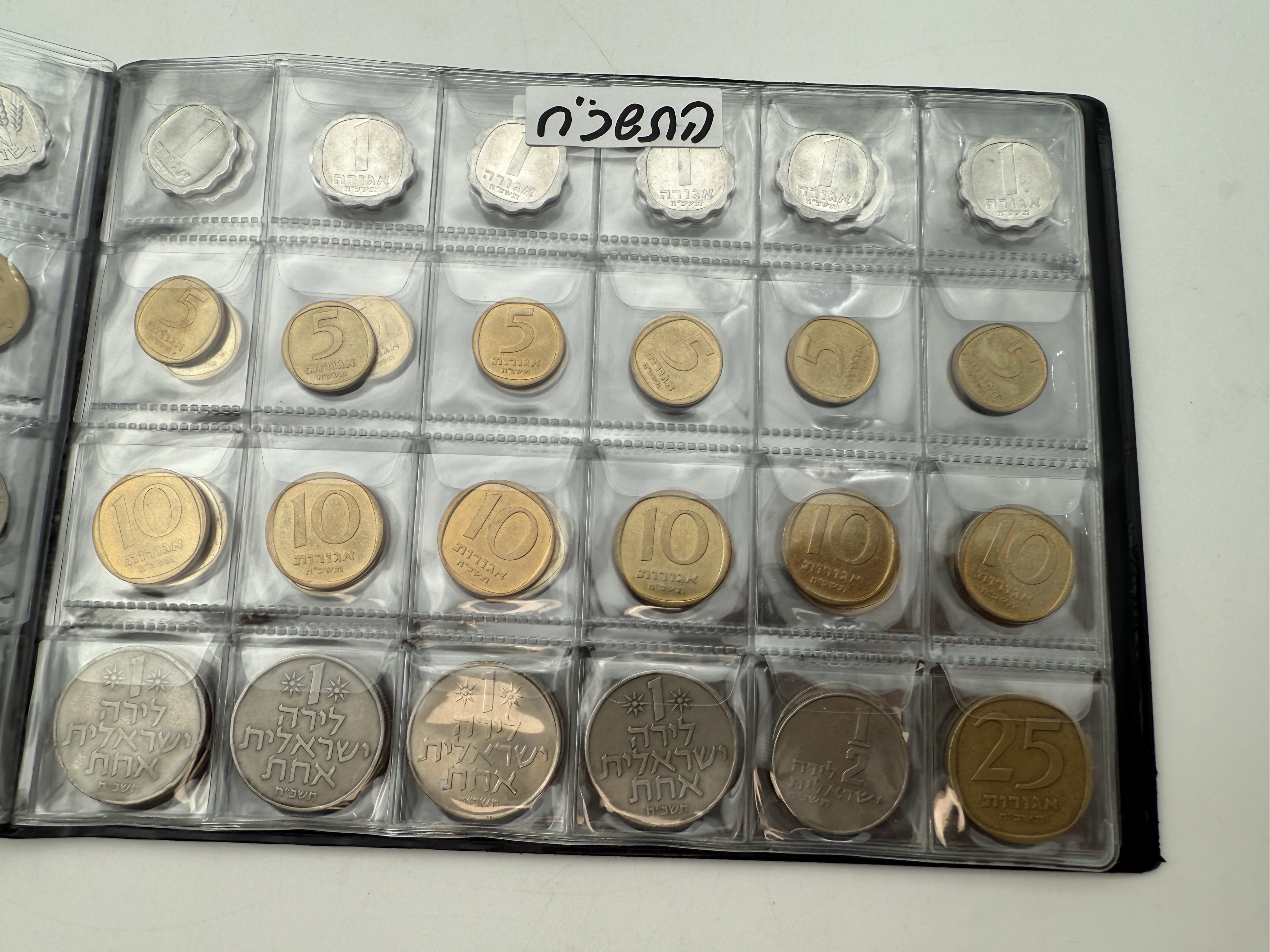 Israel - A collection of several hundred coins arranged in a special coin album, various conditions and years - 1 8