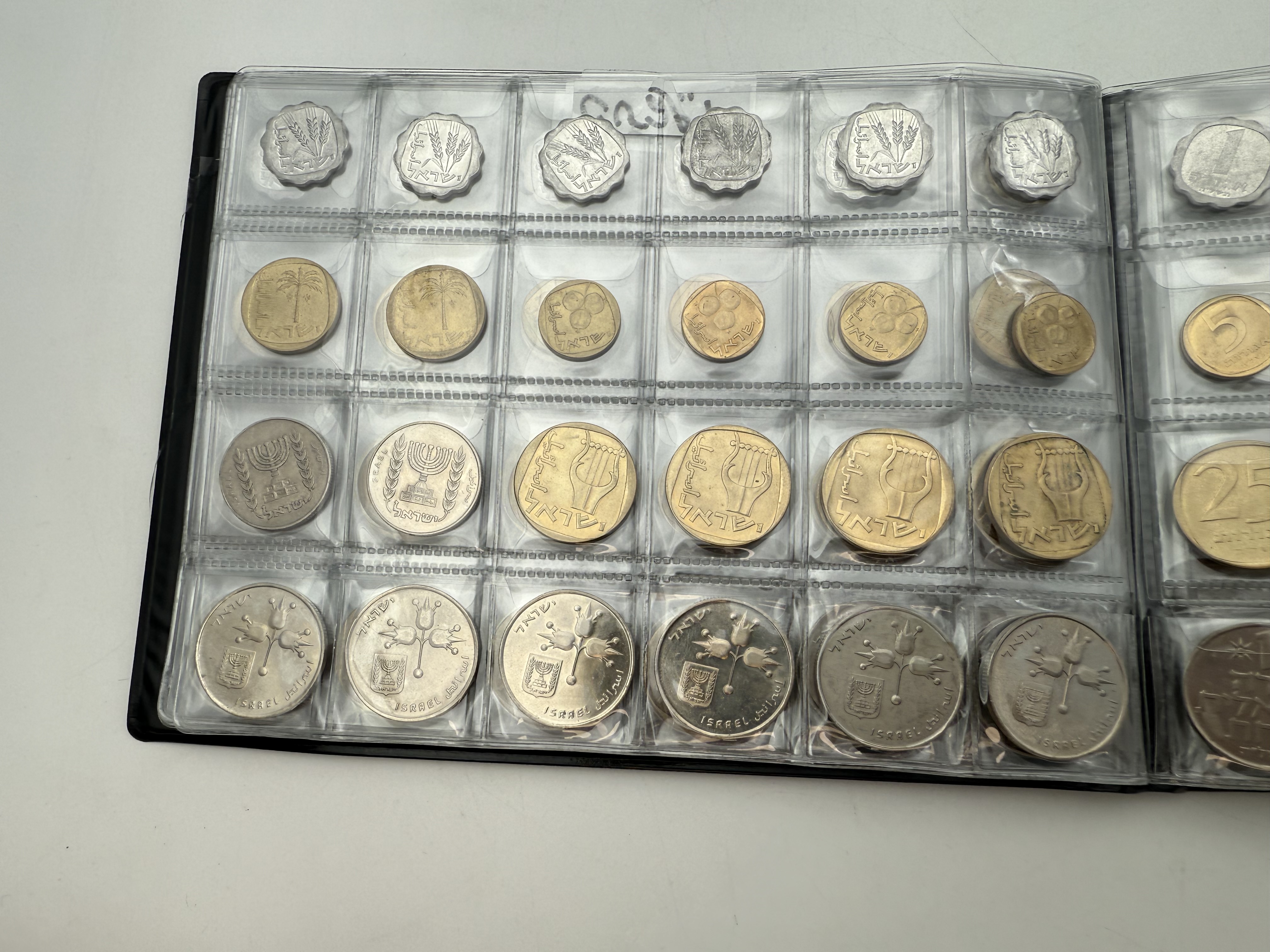 Israel - A collection of several hundred coins arranged in a special coin album, various conditions and years - 1 24