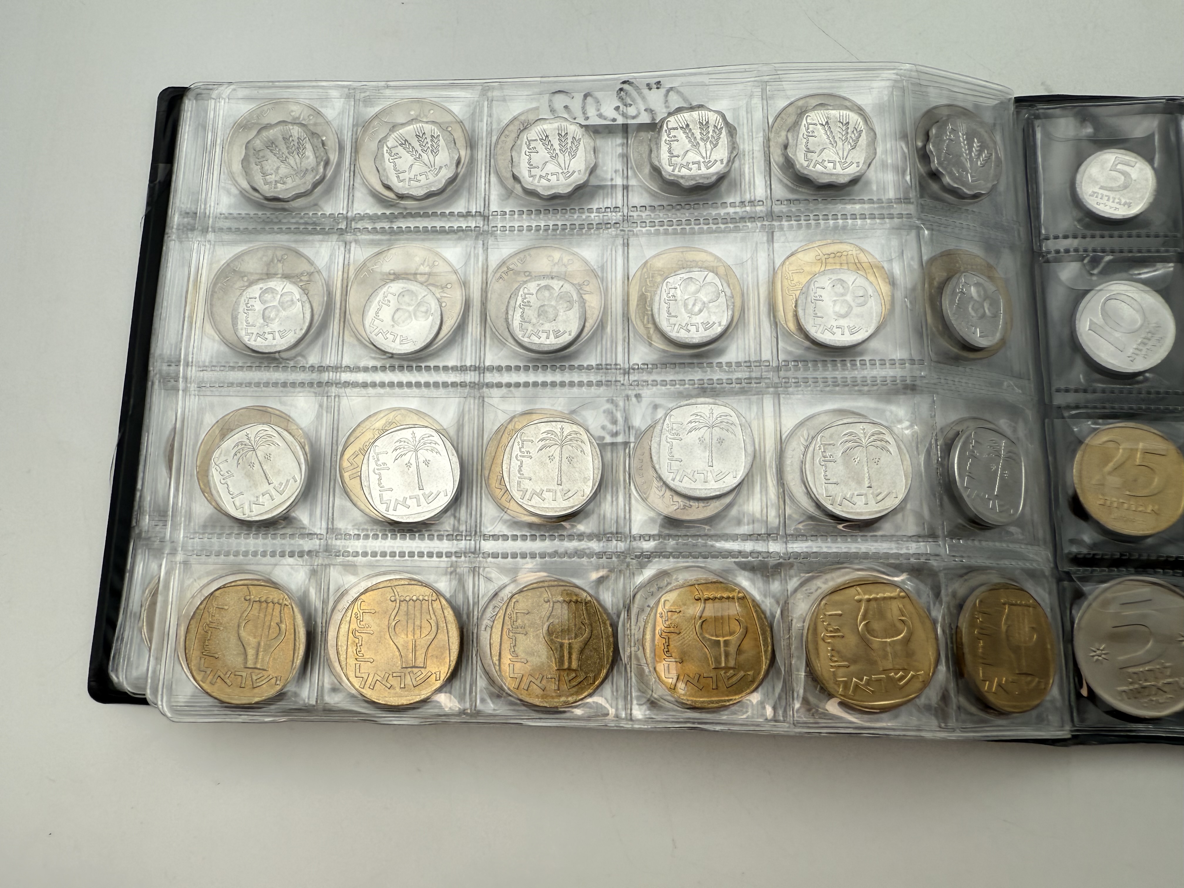 Israel - A collection of several hundred coins arranged in a special coin album, various conditions and years - 1 35