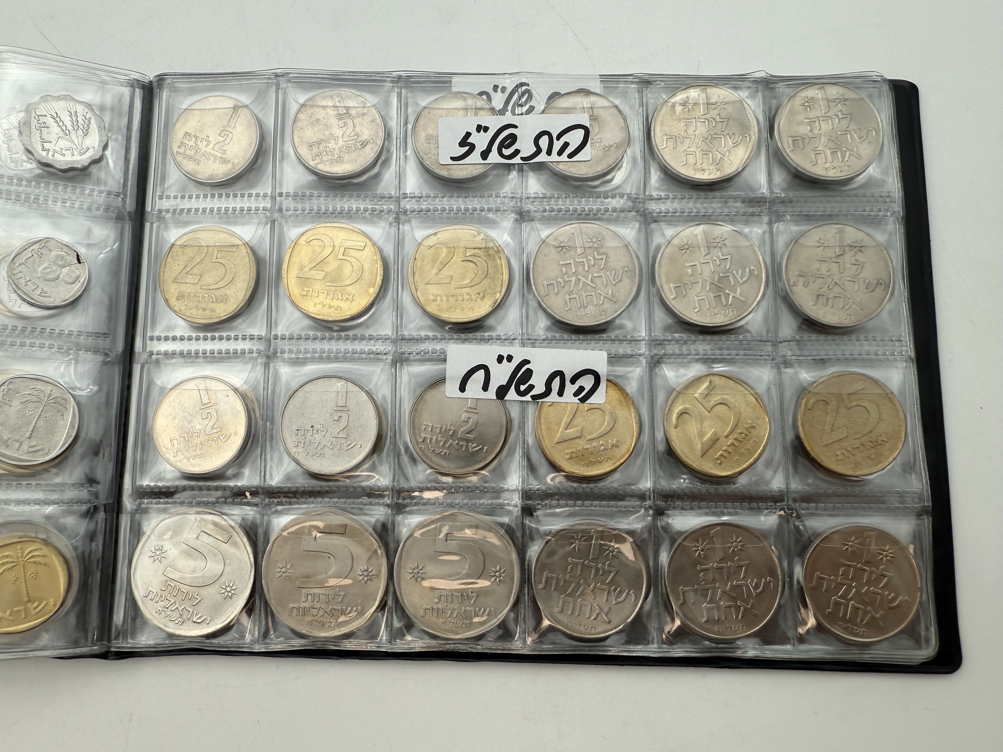 Israel - A collection of several hundred coins arranged in a special coin album, various conditions and years - 1 31