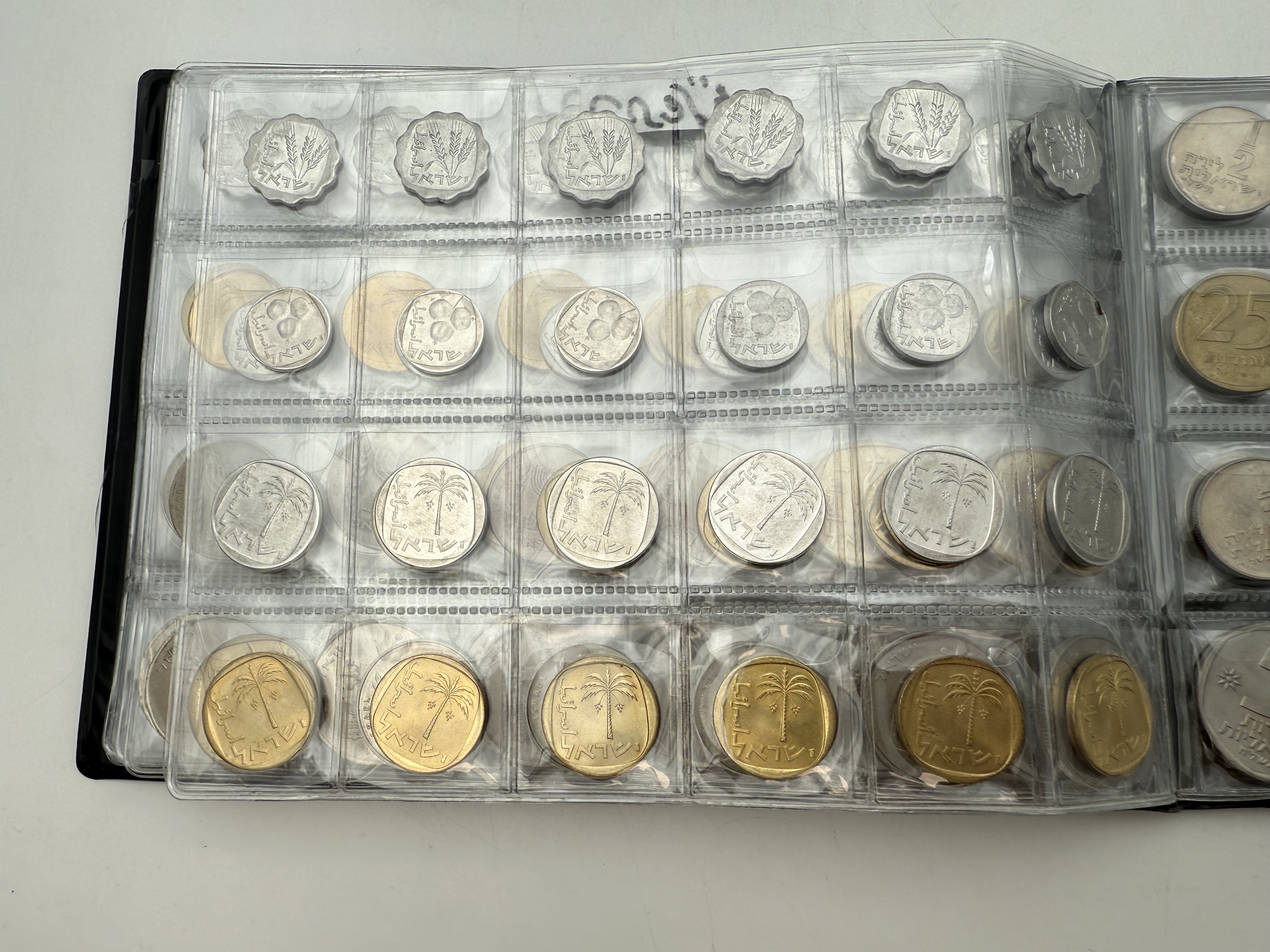 Israel - A collection of several hundred coins arranged in a special coin album, various conditions and years - 1 30