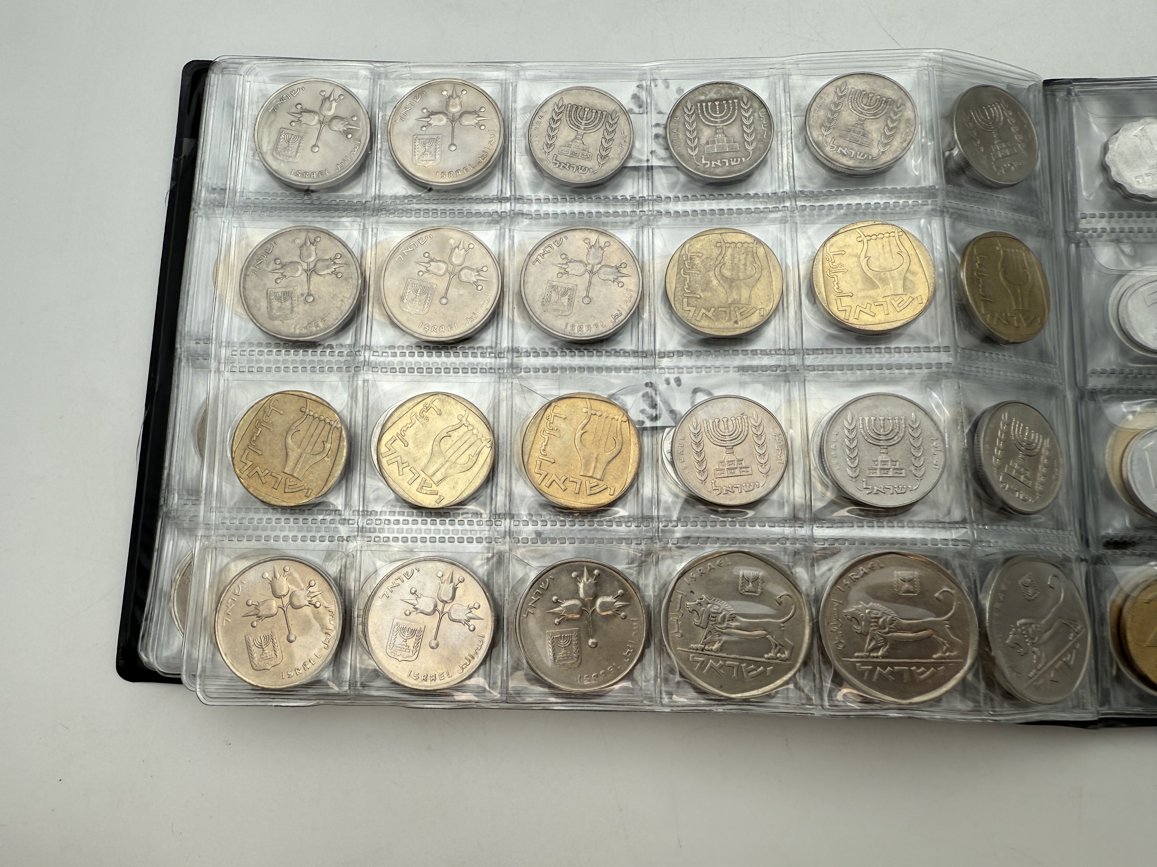 Israel - A collection of several hundred coins arranged in a special coin album, various conditions and years - 1 32