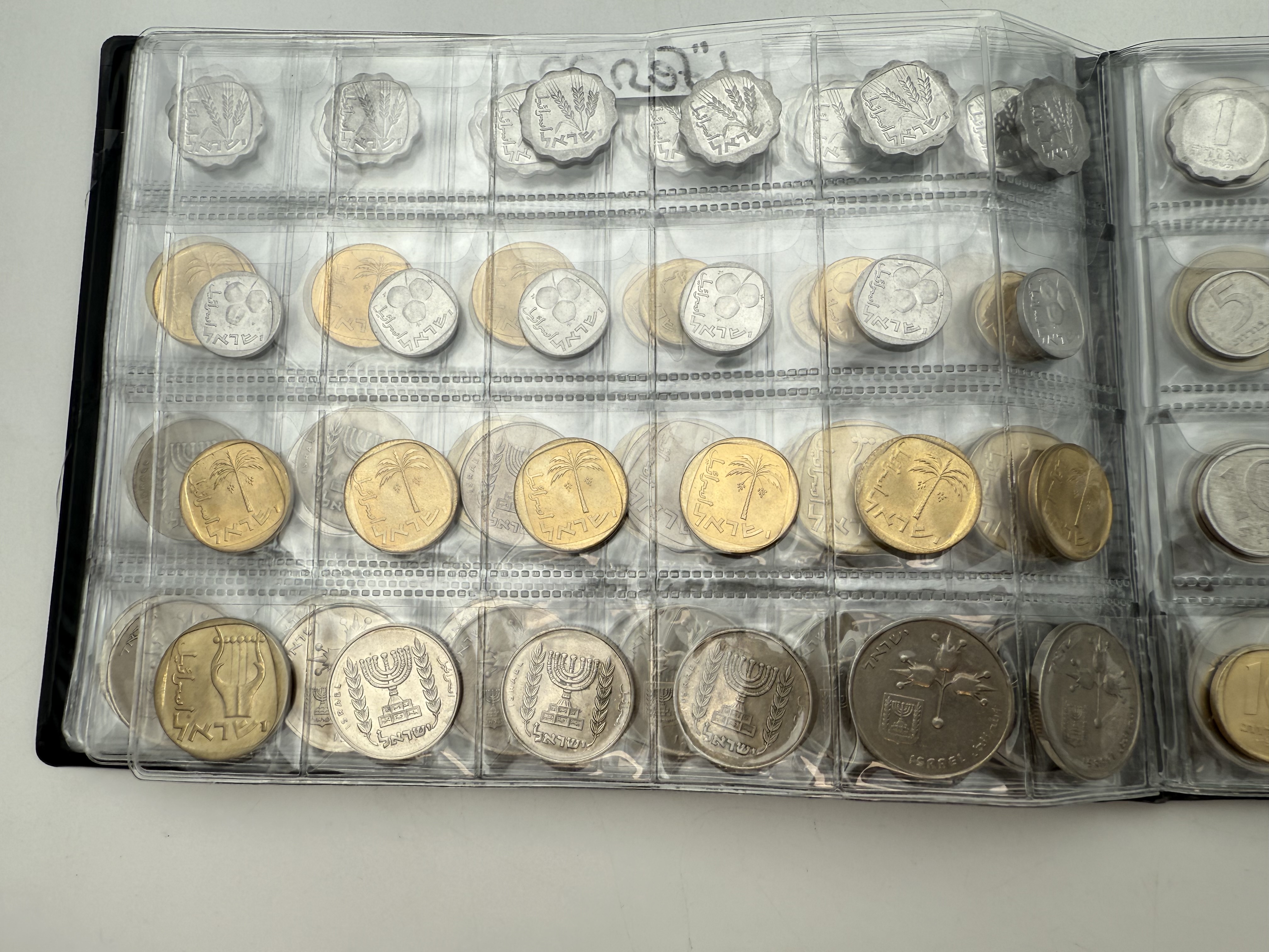 Israel - A collection of several hundred coins arranged in a special coin album, various conditions and years - 1 28