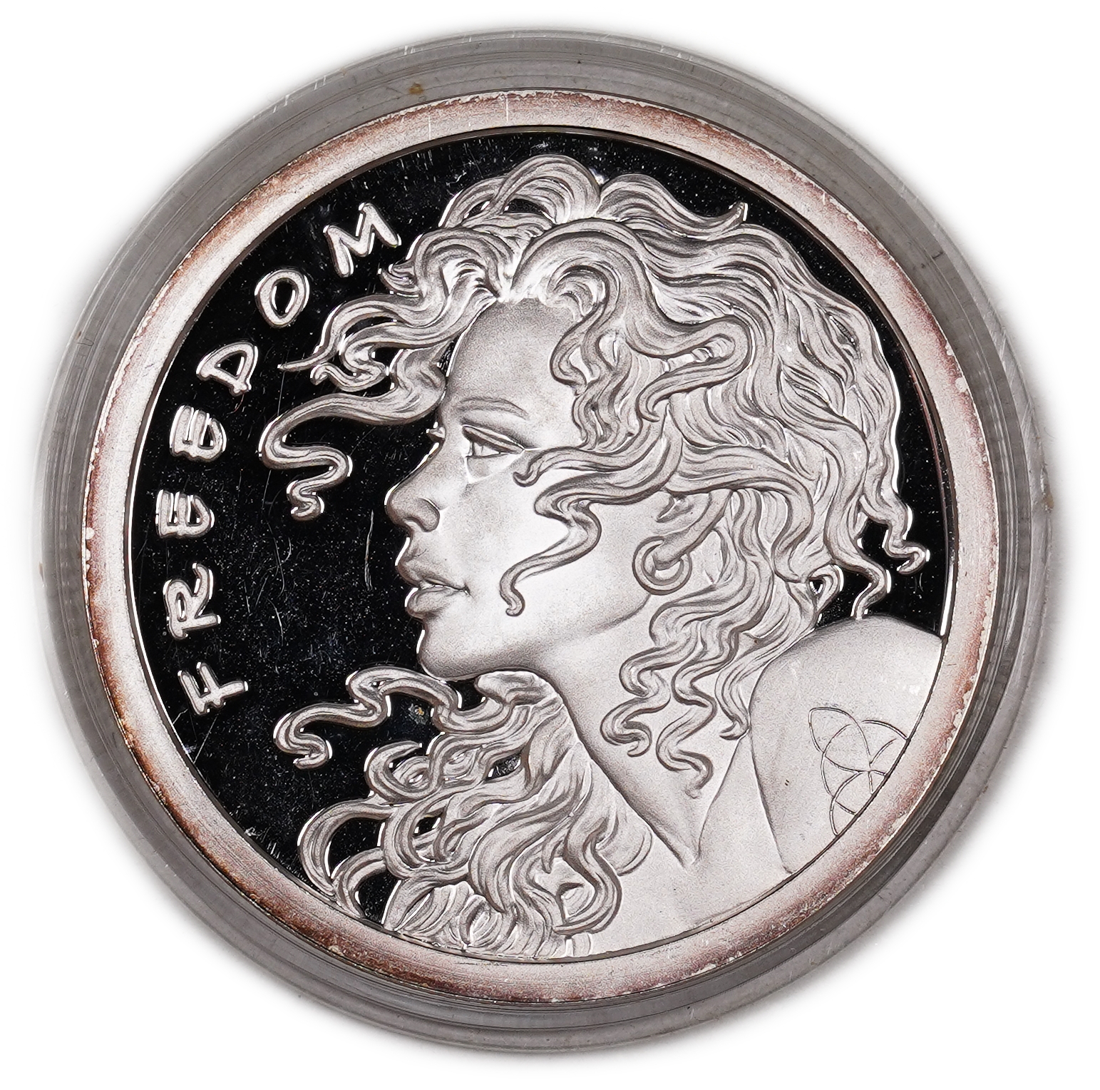 USA - 1 Ounce 2013 - Silver Bullet Silver Shield Freedom Girl - Silver 999, 31.1g, 39mm - 1 0