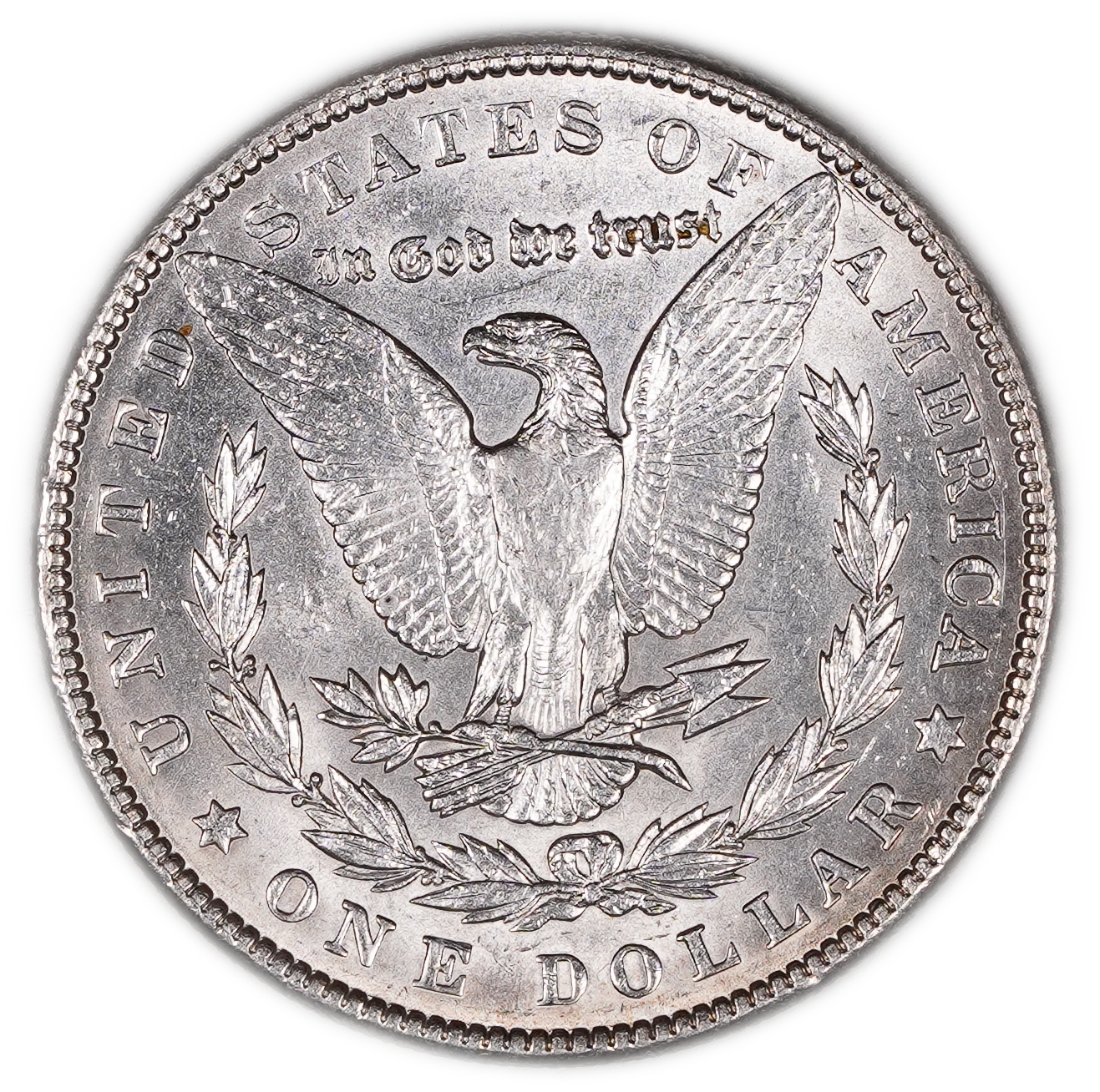 USA - 1 Morgan Dollar 1904 - UNC - 900 silver, 26.73g (net 24.05g, 0.77 oz), 38.1 mm. - 1 1