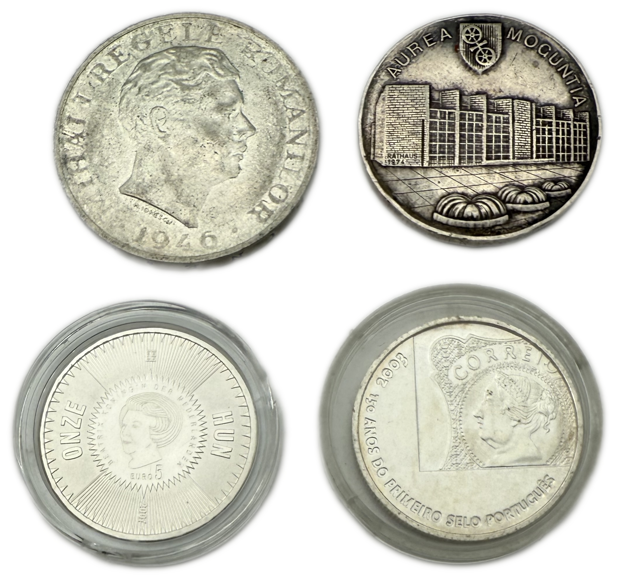 World - Set of 10 silver coins from around the world, different values, years and conditions - silver, different ... - 1 5