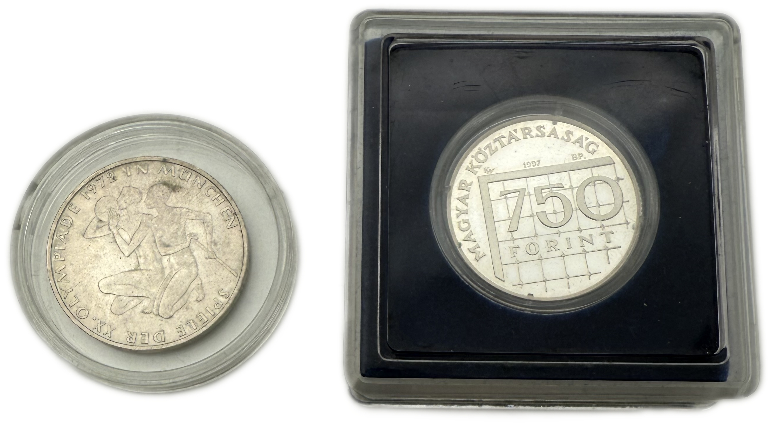 World - Set of 10 silver coins from around the world, different values, years and conditions - silver, different ... - 1 6