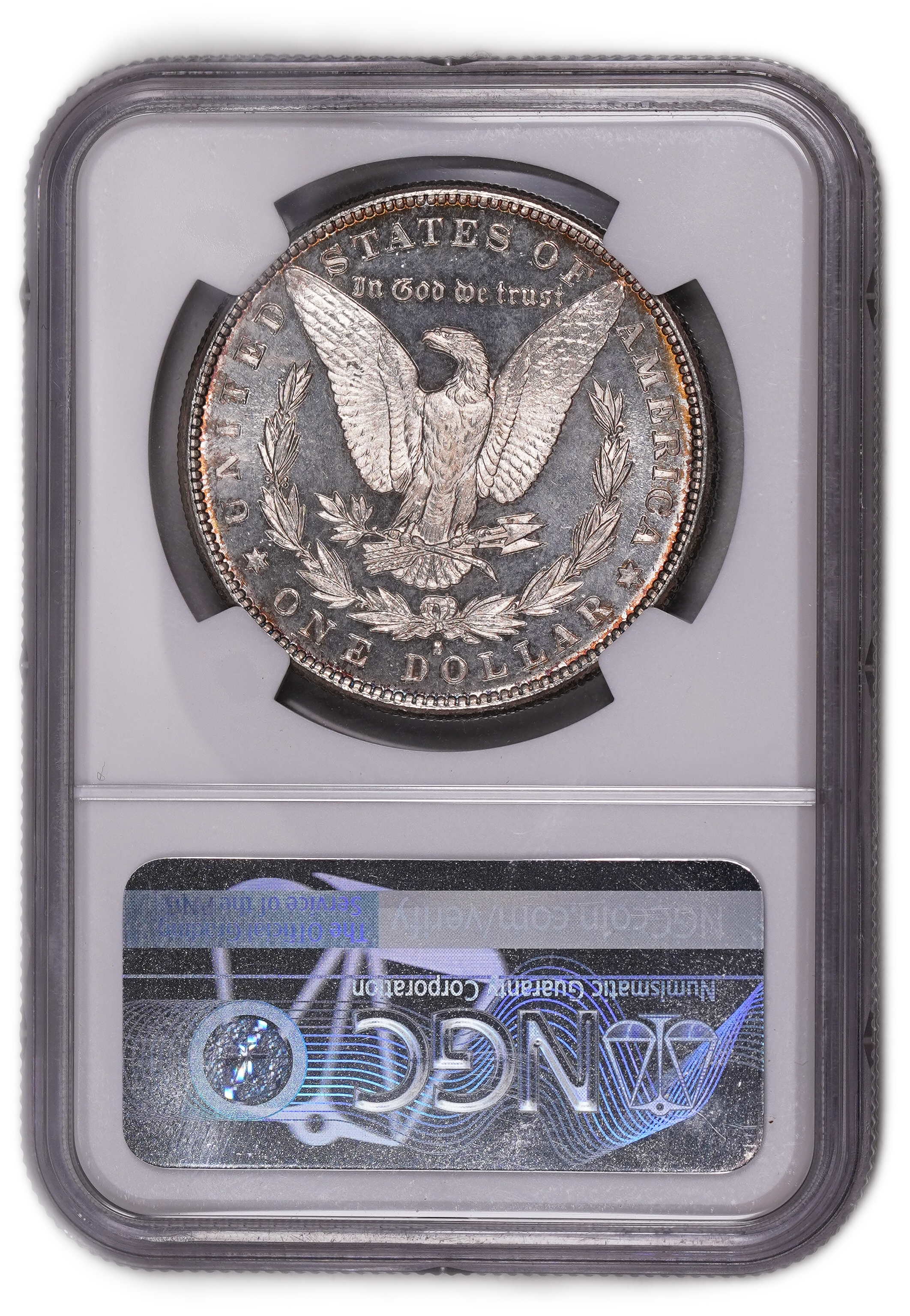 USA - 1 Morgan Dollar 1881 S - NGC UNC DETAILS - 900 silver, 26.73g (net 24.05g, 0.77 oz), 38.1 mm. - 1 1