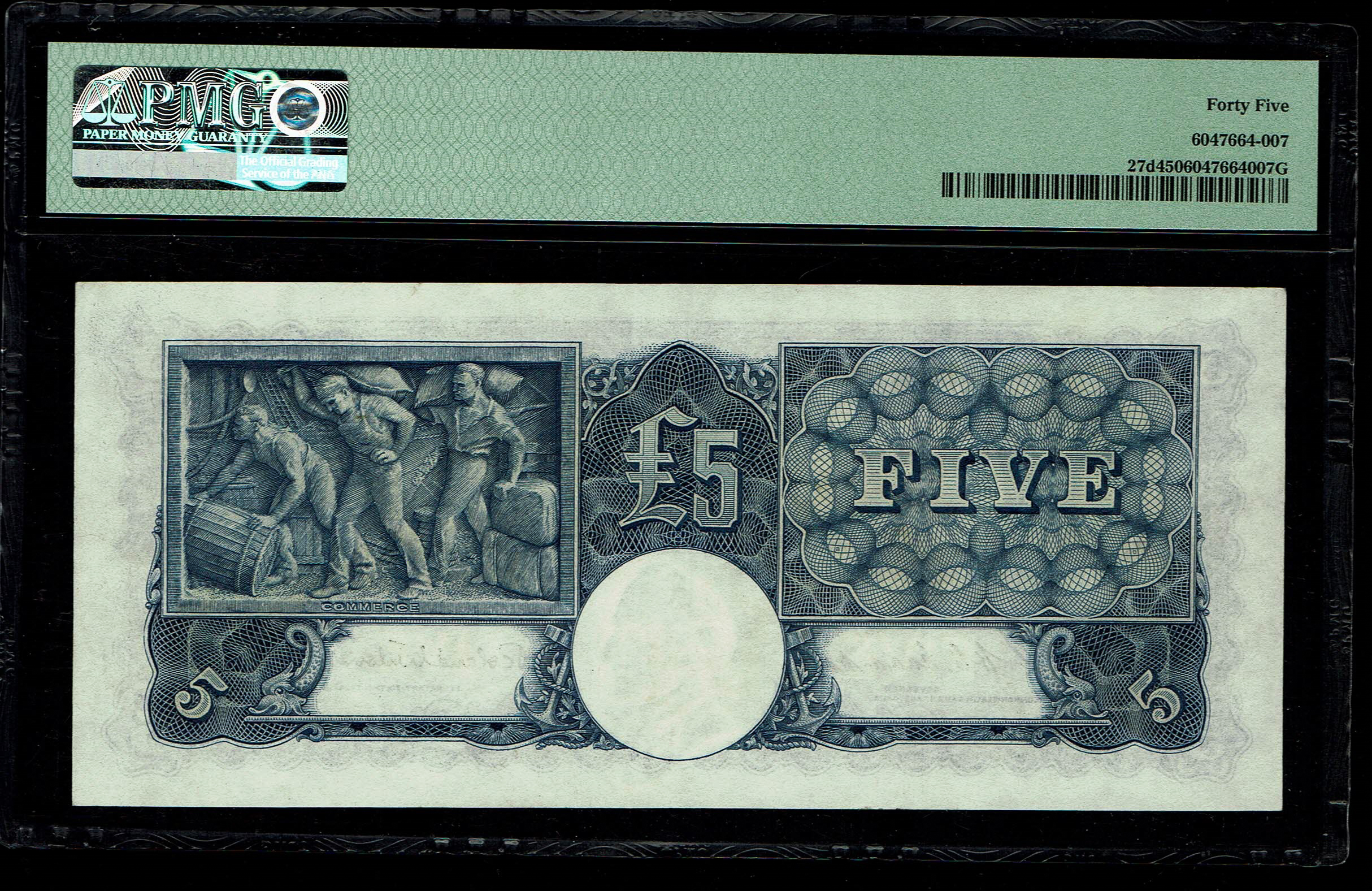 Australia - 5 Pounds 1952 - George VI - PMG 45 - 1 1