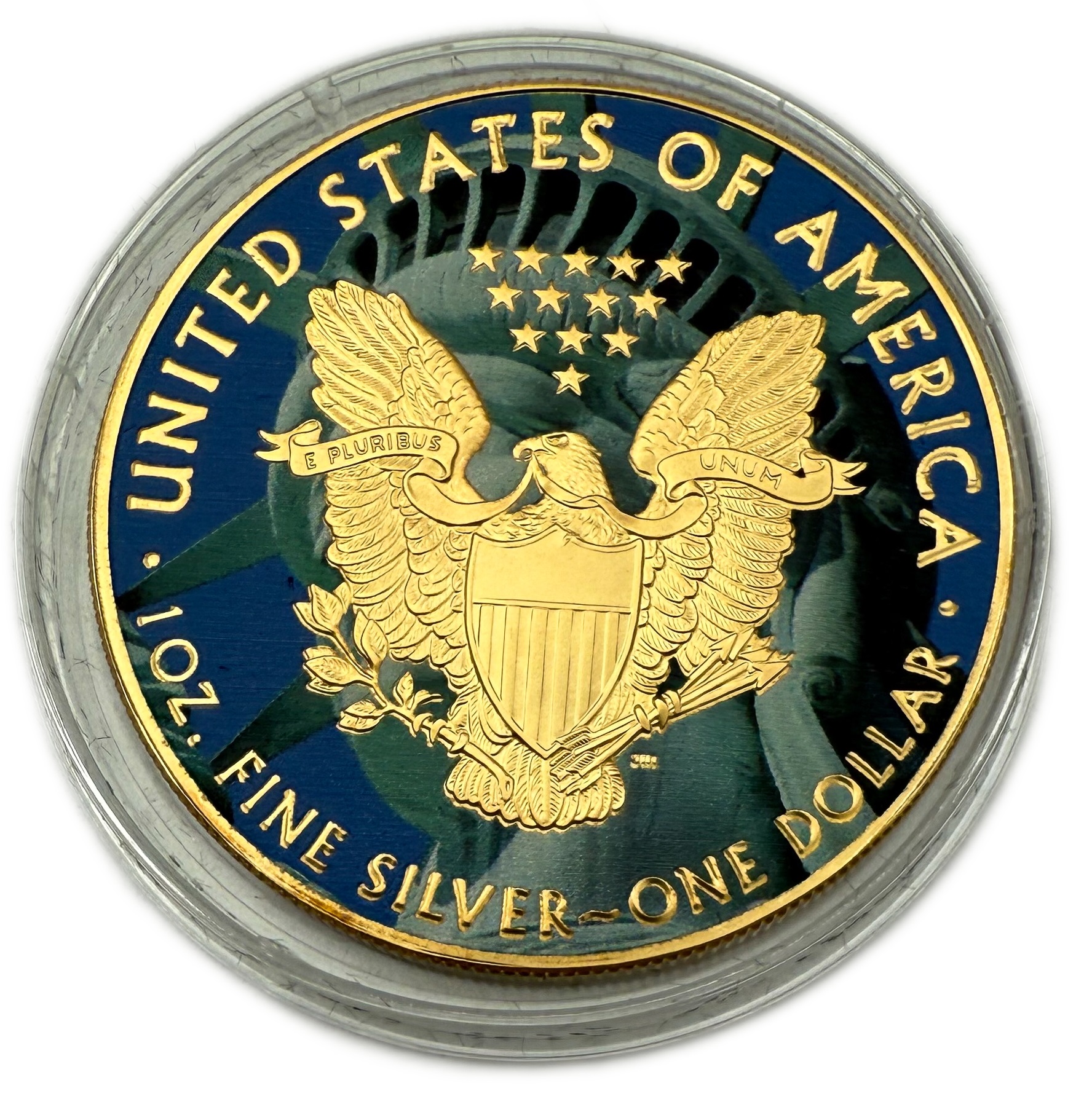 USA - 1 Dollar 2017 - The Great Seal Of The State Of New York - Silver 999, 31.1g - 250 Mintage - 1 1