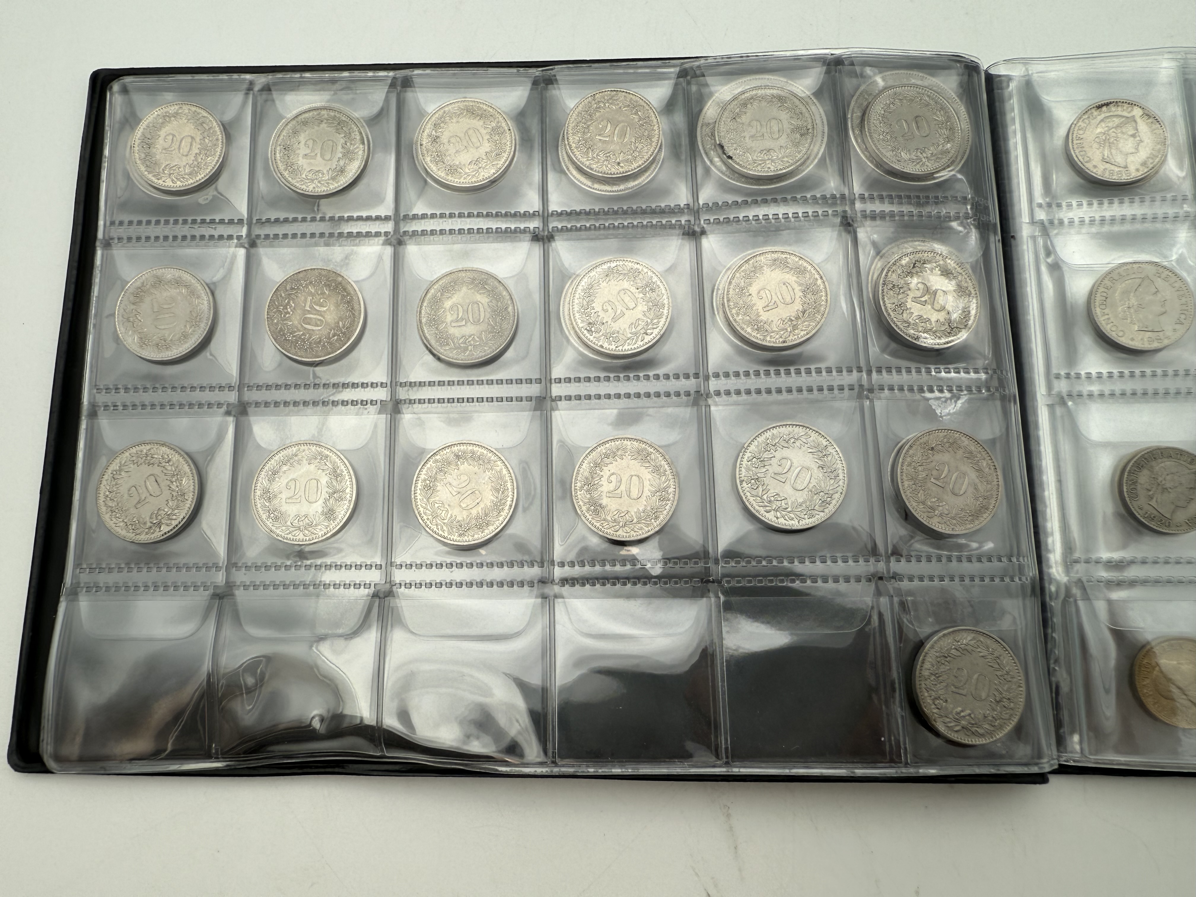 Switzerland / Norway - A collection of several hundred coins arranged in a special coin album, various conditions ... - 1 14
