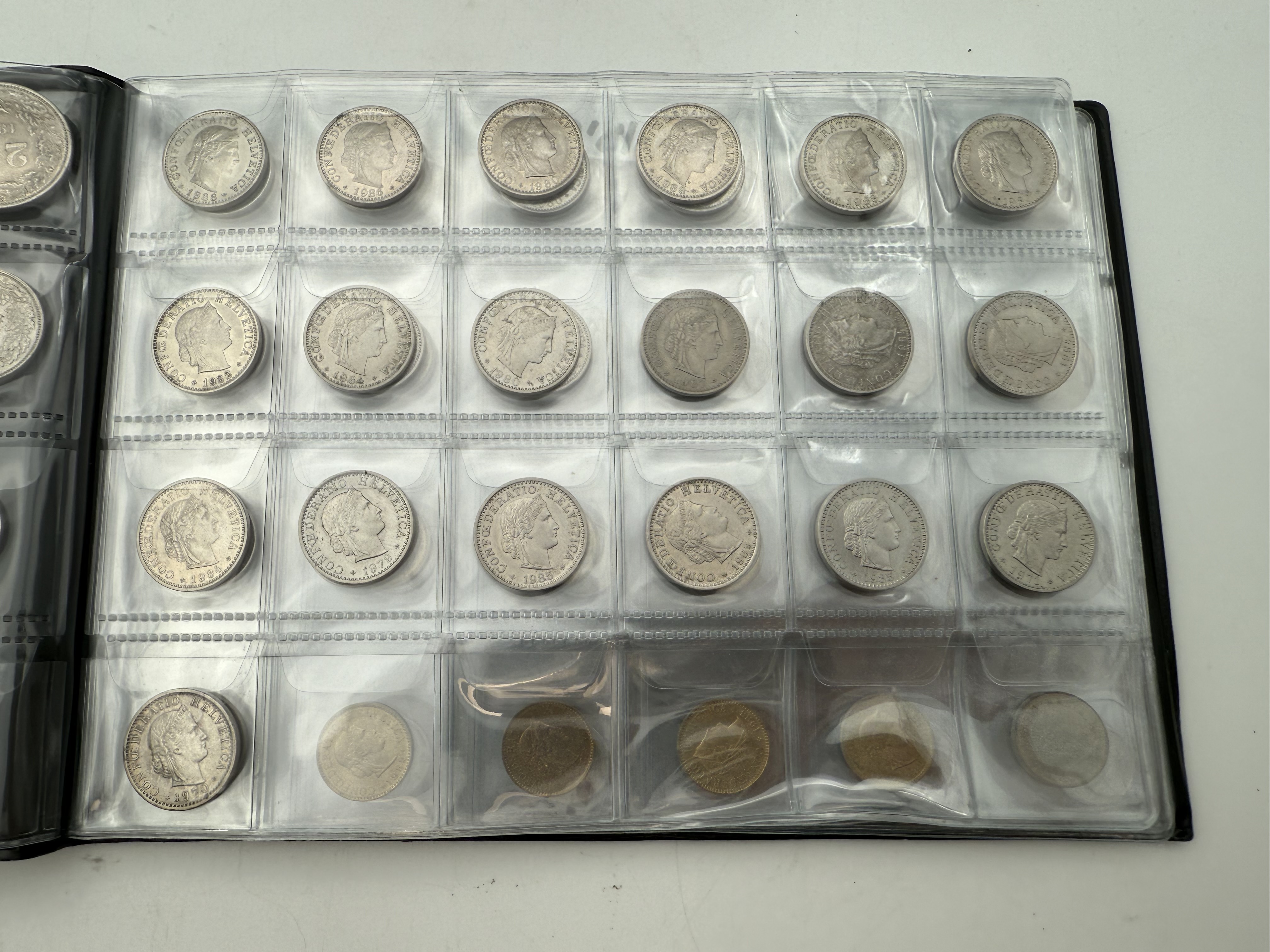 Switzerland / Norway - A collection of several hundred coins arranged in a special coin album, various conditions ... - 1 13