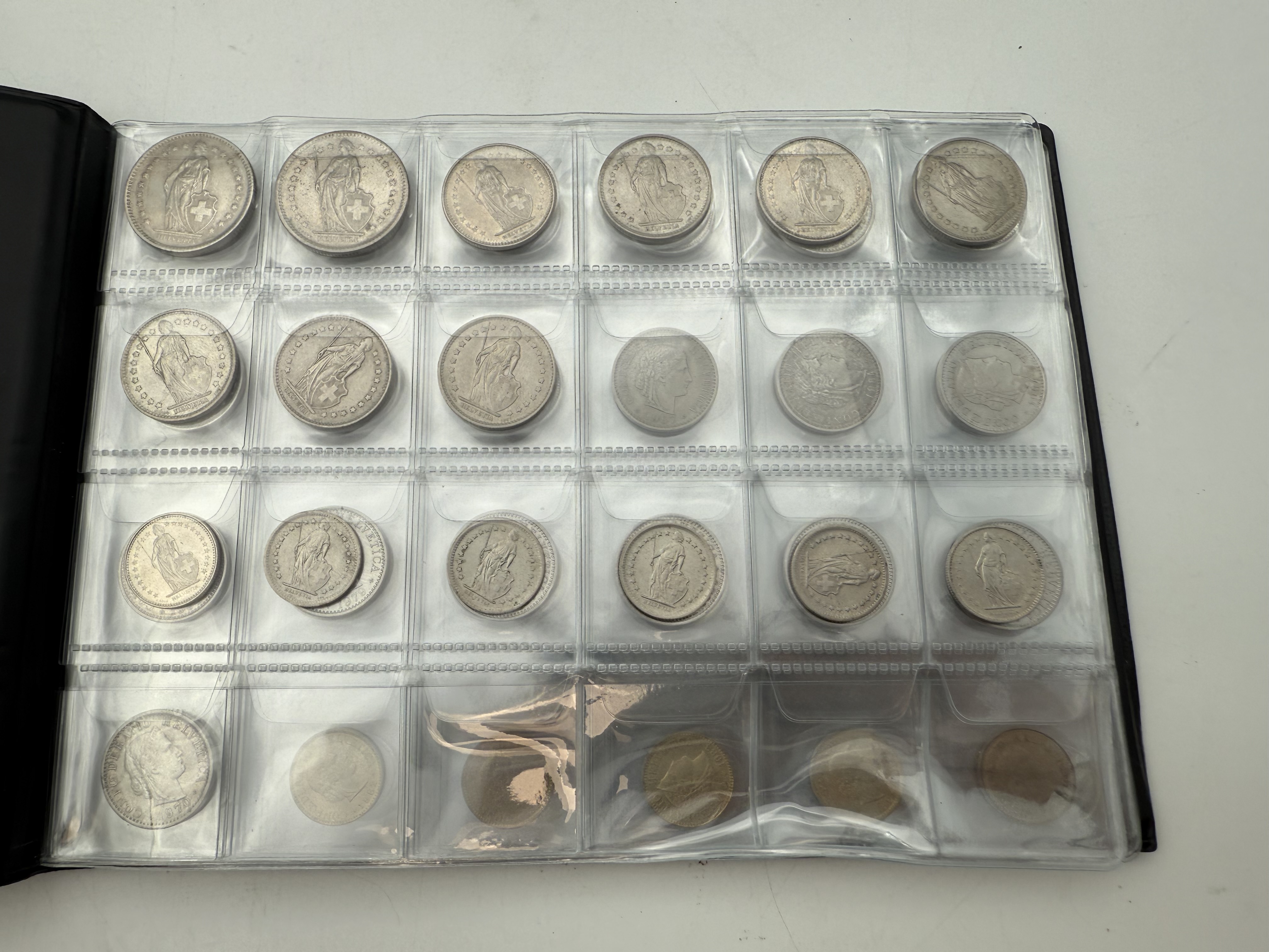 Switzerland / Norway - A collection of several hundred coins arranged in a special coin album, various conditions ... - 1 11