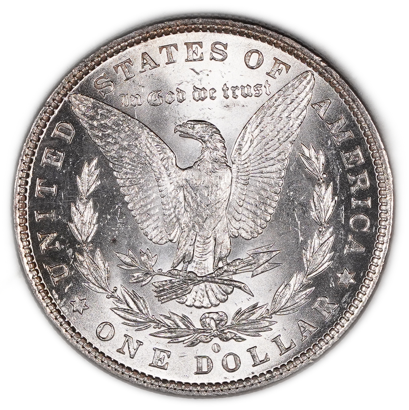 USA - 1 Morgan Dollar 1881 O - UNC - 900 silver, 26.73g (net 24.05g, 0.77 oz), 38.1 mm. - 1 1