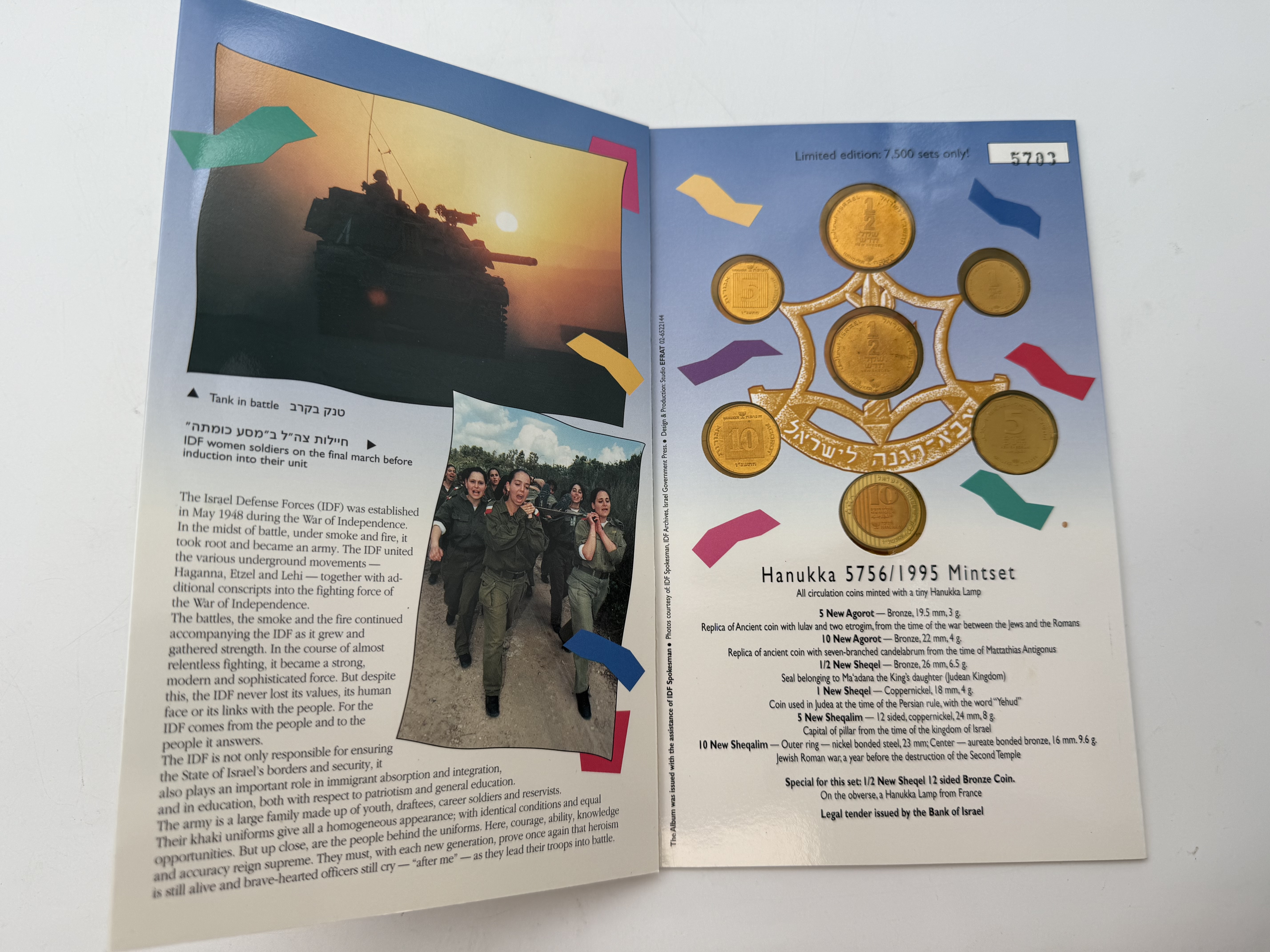 Israel - Set of 3 Coin Sets, 1980'-1990', from the New Shekel Series - Published by the Government Coin and Medal ... - 1 8