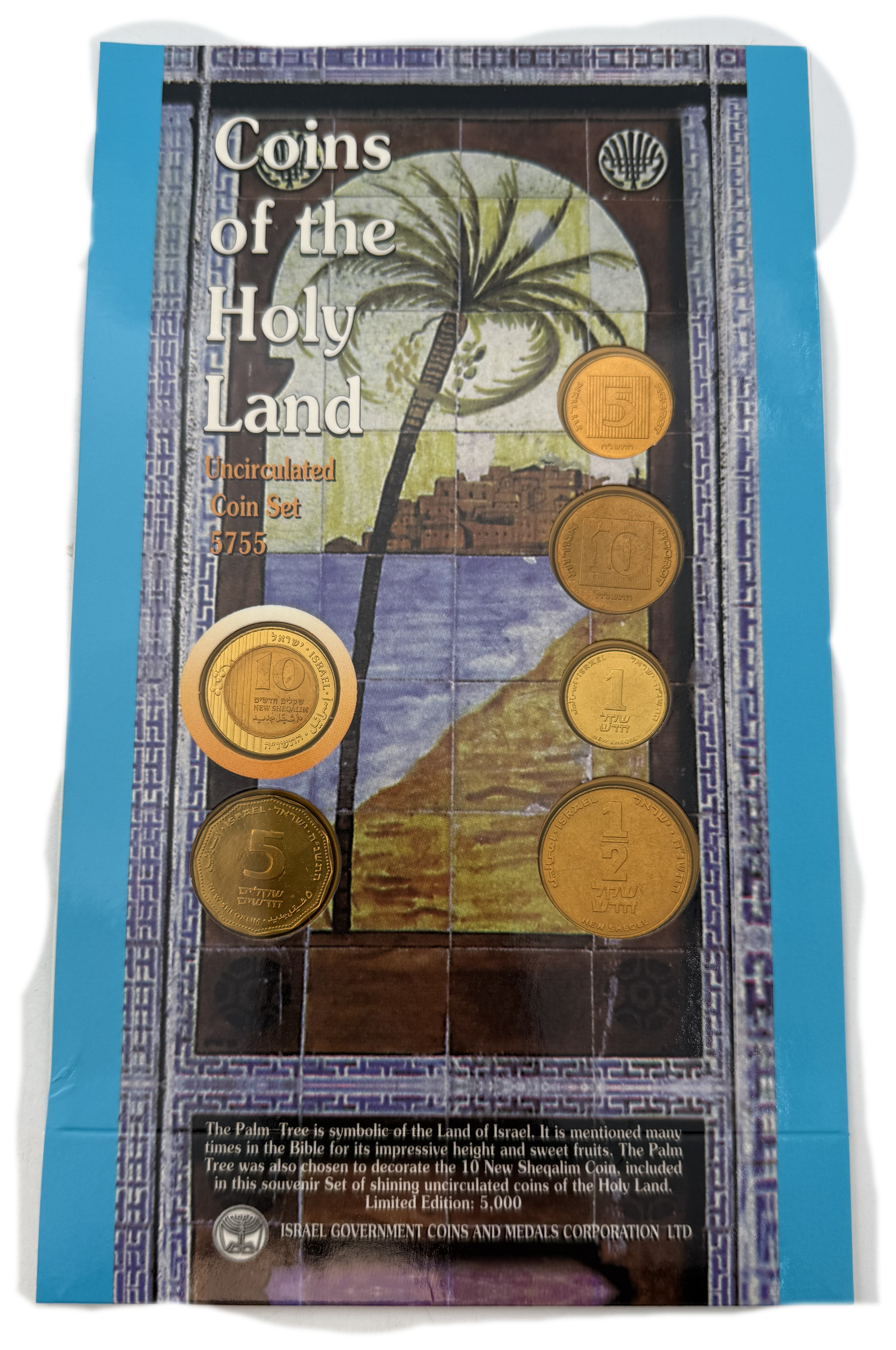 Israel - Set of 3 Coin Sets, 1980'-1990', from the New Shekel Series - Published by the Government Coin and Medal ... - 1 3