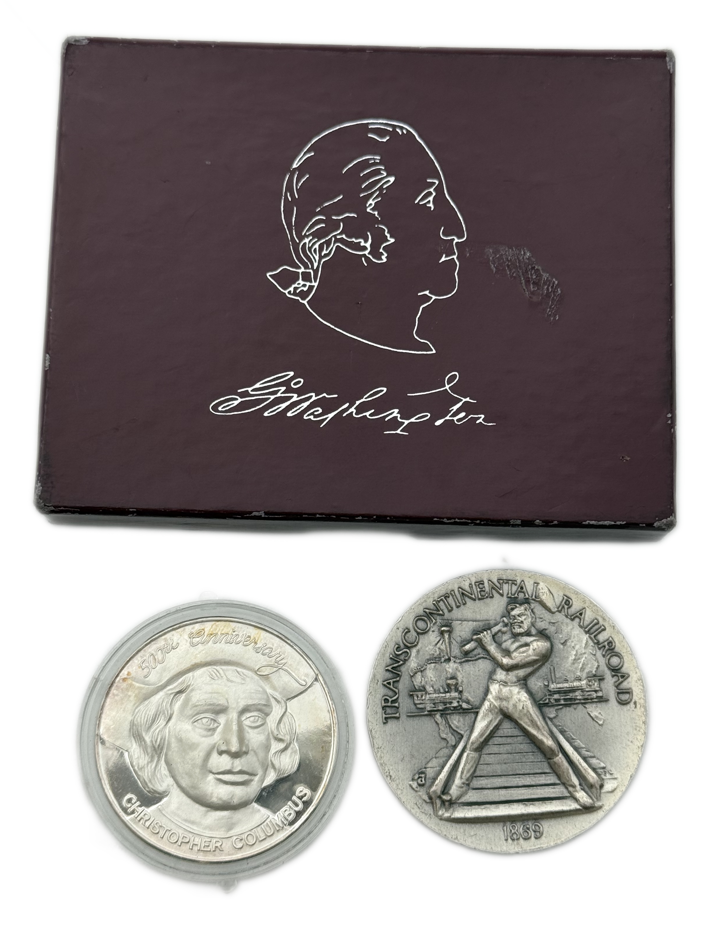 USA - Lot of 3 Silver medal, total silver net 73.89g - 1 0
