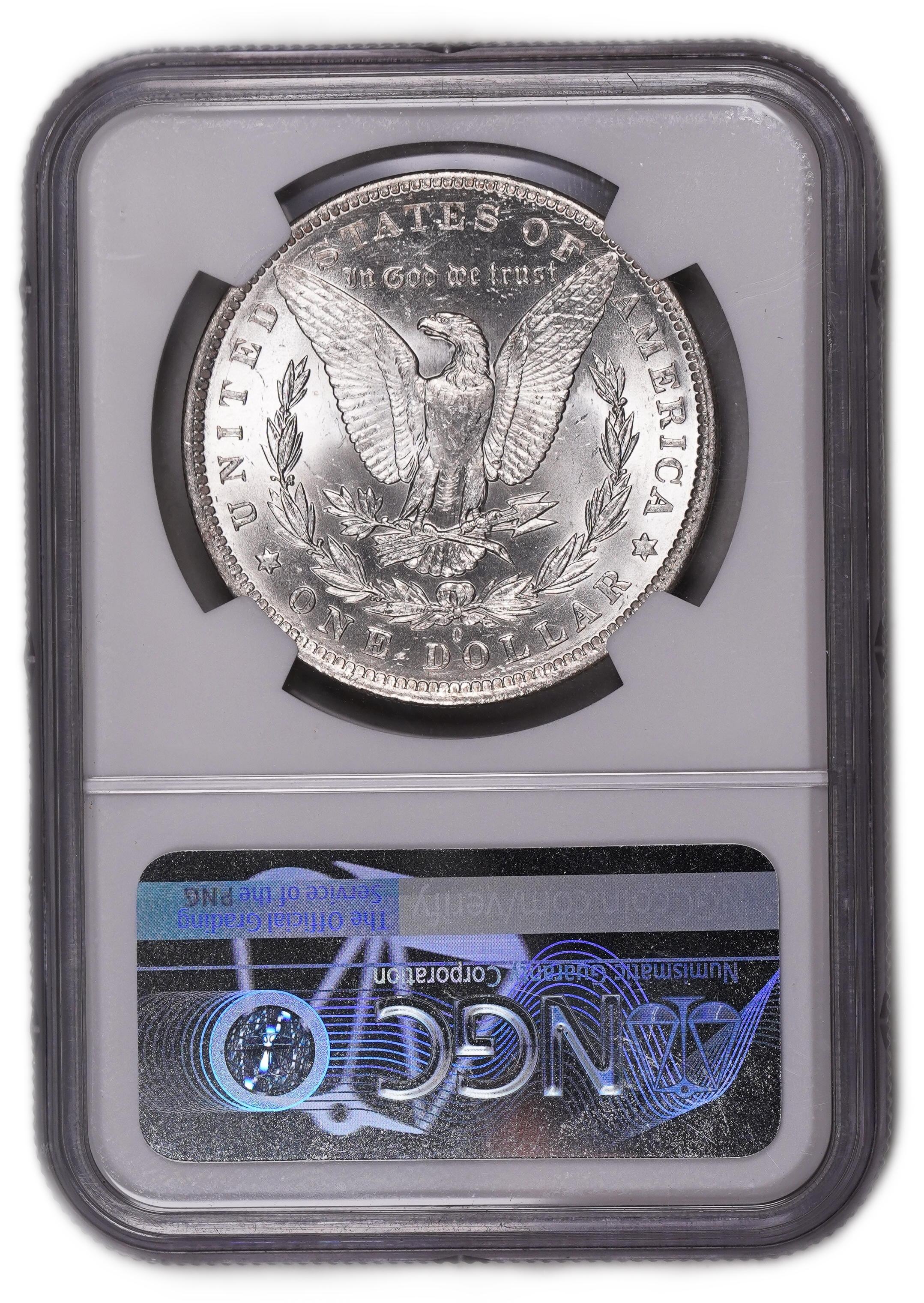 USA - 1 Morgan Dollar 1883 O - NGC UNC DETAILS - 900 silver, 26.73g (net 24.05g, 0.77 oz), 38.1 mm. - 1 1