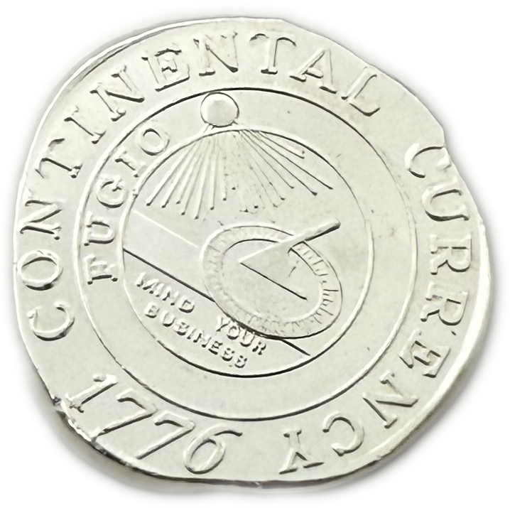 USA - “Continental Currency” Silver Medal - 1776 (Modern Design) - One Troy Ounce .999 Fine Silver - 1 0